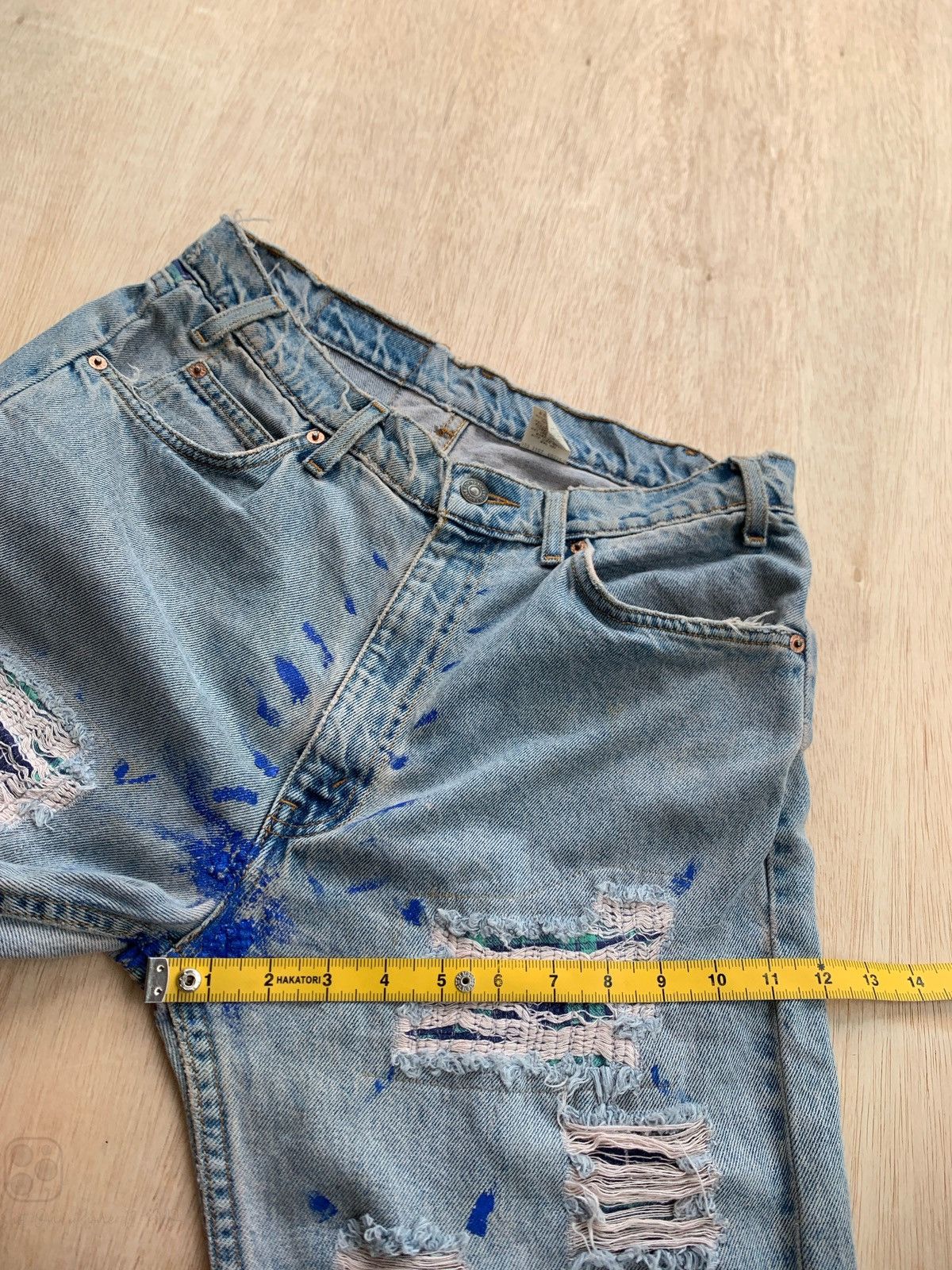 Japanese Brand × Levi's Vintage Clothing × Vintage Vintage Levis Orange Tab Distressed Denim Jeans Size US 34 / EU 50 - 12 Thumbnail