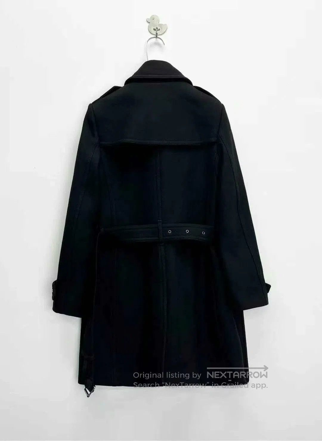 Burberry burberry black wool double-breasted coat. Size XS / US 0-2 / IT 36-38 - 2 Thumbnail