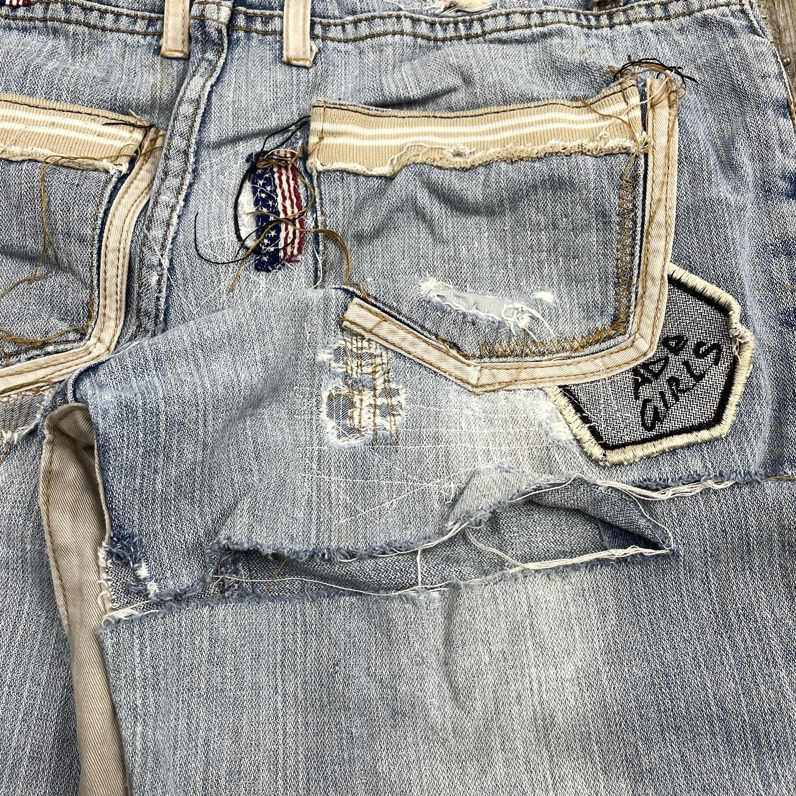 Designer × Vintage Japanese Brand Custom Distressed Bootcut Like Kapital-wc305 Size 31" - 6 Thumbnail