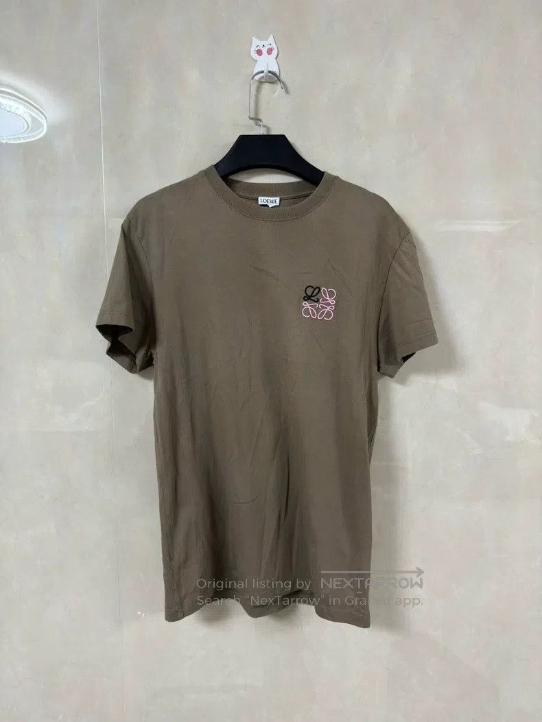 Loewe Loewe Brown Embroidered Short Sleeve Size XXS / US 00 / IT 34 - 1 Thumbnail