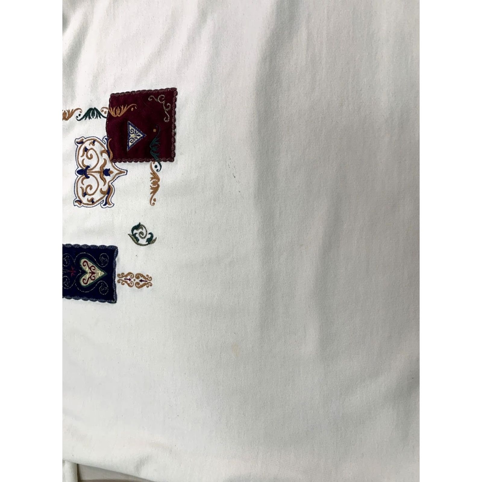 Vintage VINTAGE 90s B Blast Embroidery Patchwork Grandma Teacher Sweatshirt Women’s L Ivory Pullover Activewear Womens Mens Girls Boys? Size L / US 10 / IT 46 - 6 Thumbnail