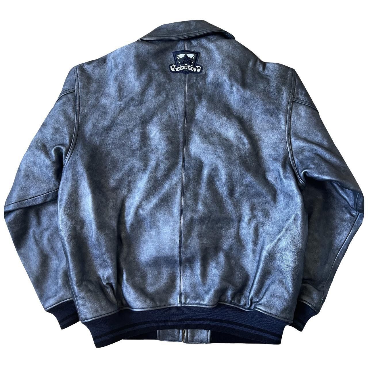 Avirex × Vintage Avirex Leather Varsity Jacket Size US L / EU 52-54 / 3 - 2 Thumbnail