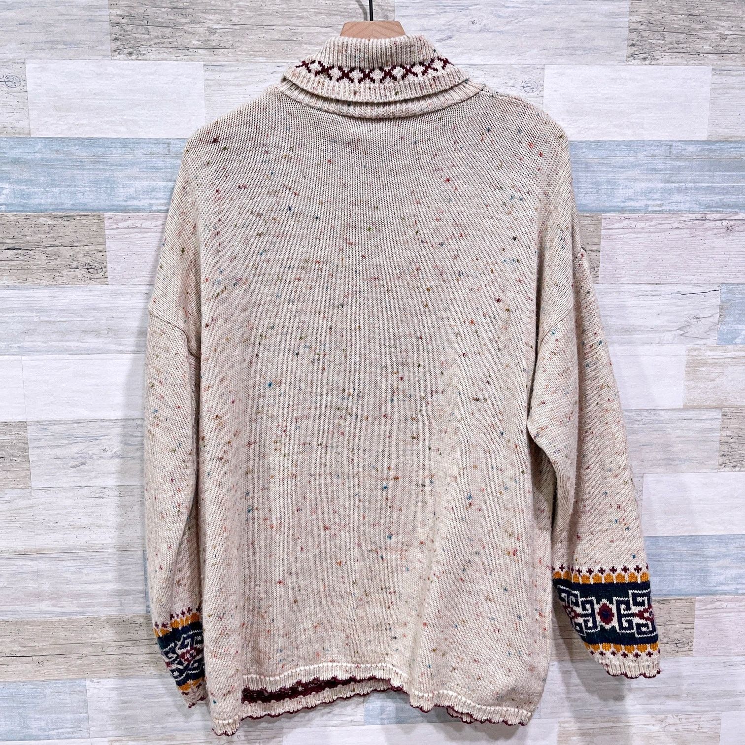 Other Carolina Colours Vintage Aztec Confetti Sweater Plus 2X Size XXL / US 16-18 / IT 52-54 - 4 Thumbnail