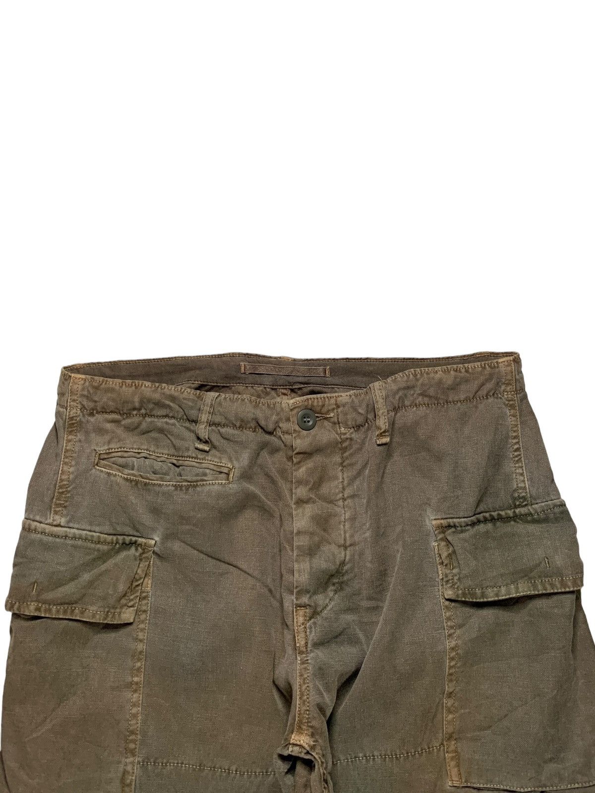 OMNIGOD Vintage Omnigod Hemp Cargo Parachute Baggy Pants Size US 32 / EU 48 - 4 Thumbnail