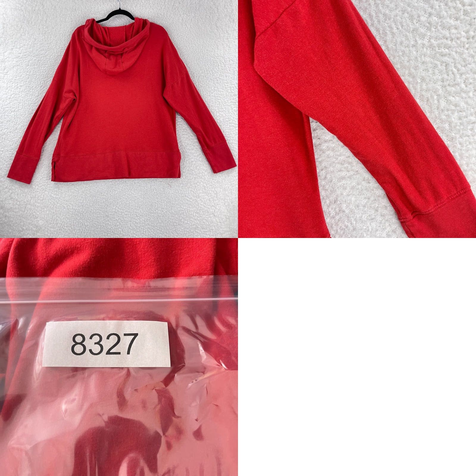 johnnie-O Johnnie-O Red Los Angeles Angels V-Neck Hoodie Sweater Womens Large Pullover Size L / US 10 / IT 46 - 10 Thumbnail