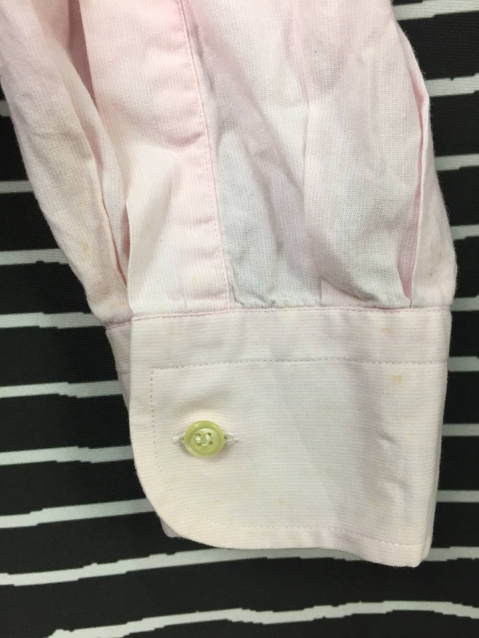 Fendi Vtg Fendi Camicie Luxury Designer Pink Button Down Shirt Size US XL / EU 56 / 4 - 7 Thumbnail