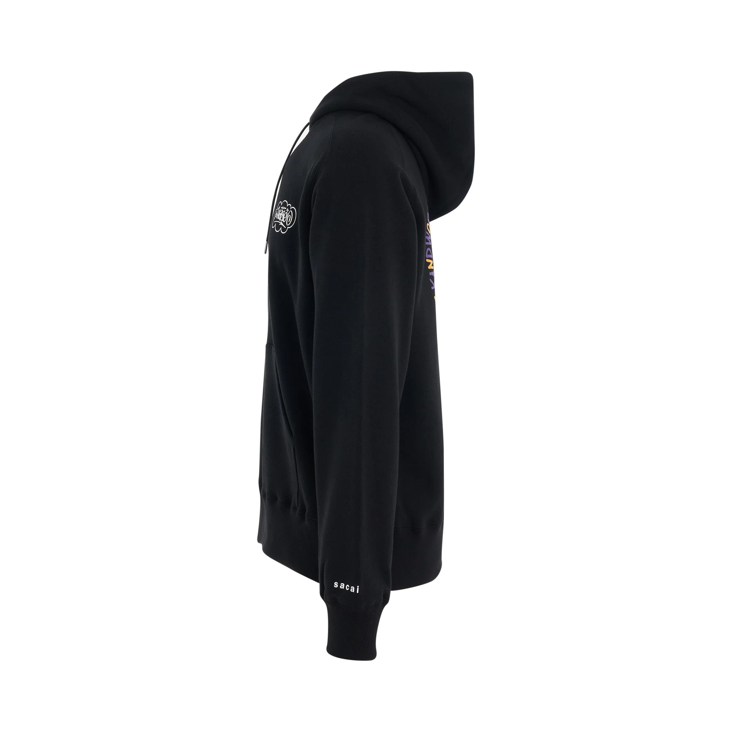 Sacai o1mris0824 Circle Star Hoodie in Black Size US L / EU 52-54 / 3 - 3 Thumbnail