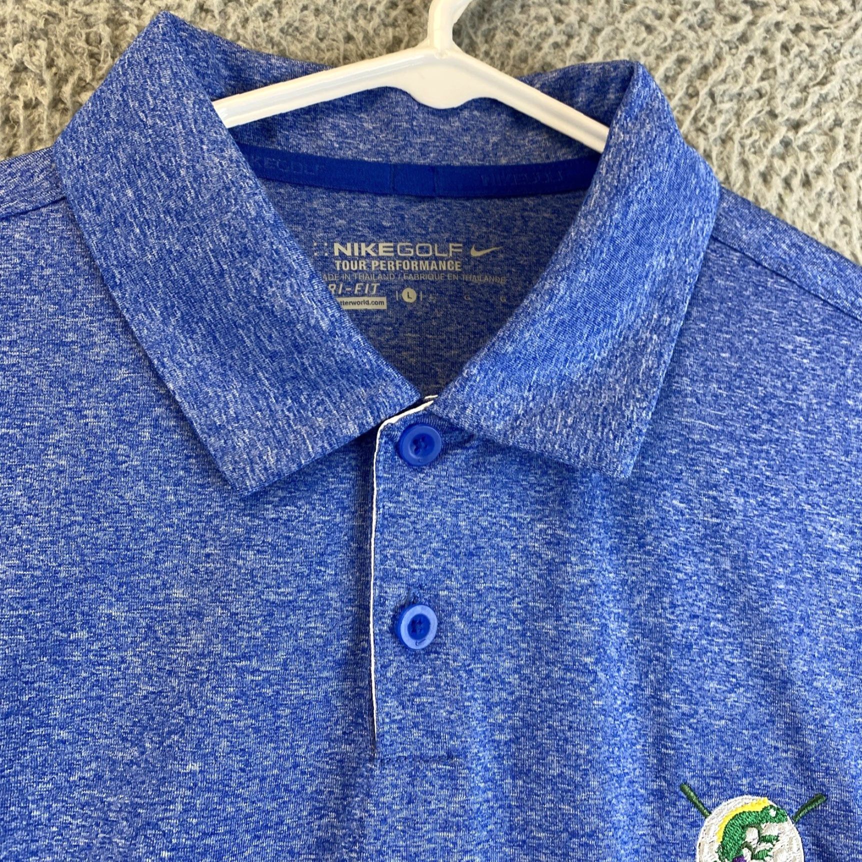 Nike Nike Golf polo shirt Men’s Large Short Sleeve Lightweight blue 91-4 Size US L / EU 52-54 / 3 - 4 Thumbnail