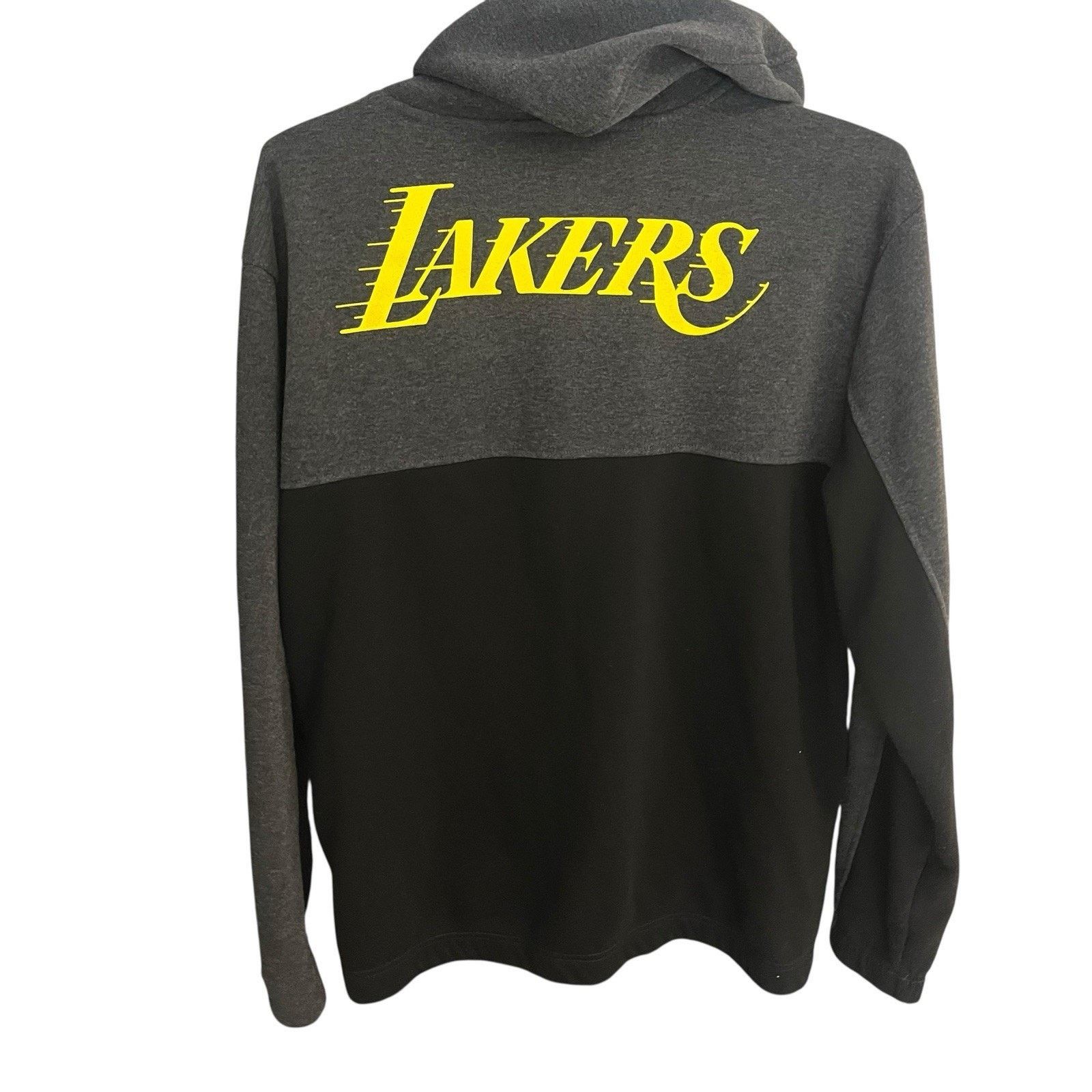 Other Unk Nba men's L Los Angeles Lakers full zip grey hoodie Size US L / EU 52-54 / 3 - 2 Thumbnail
