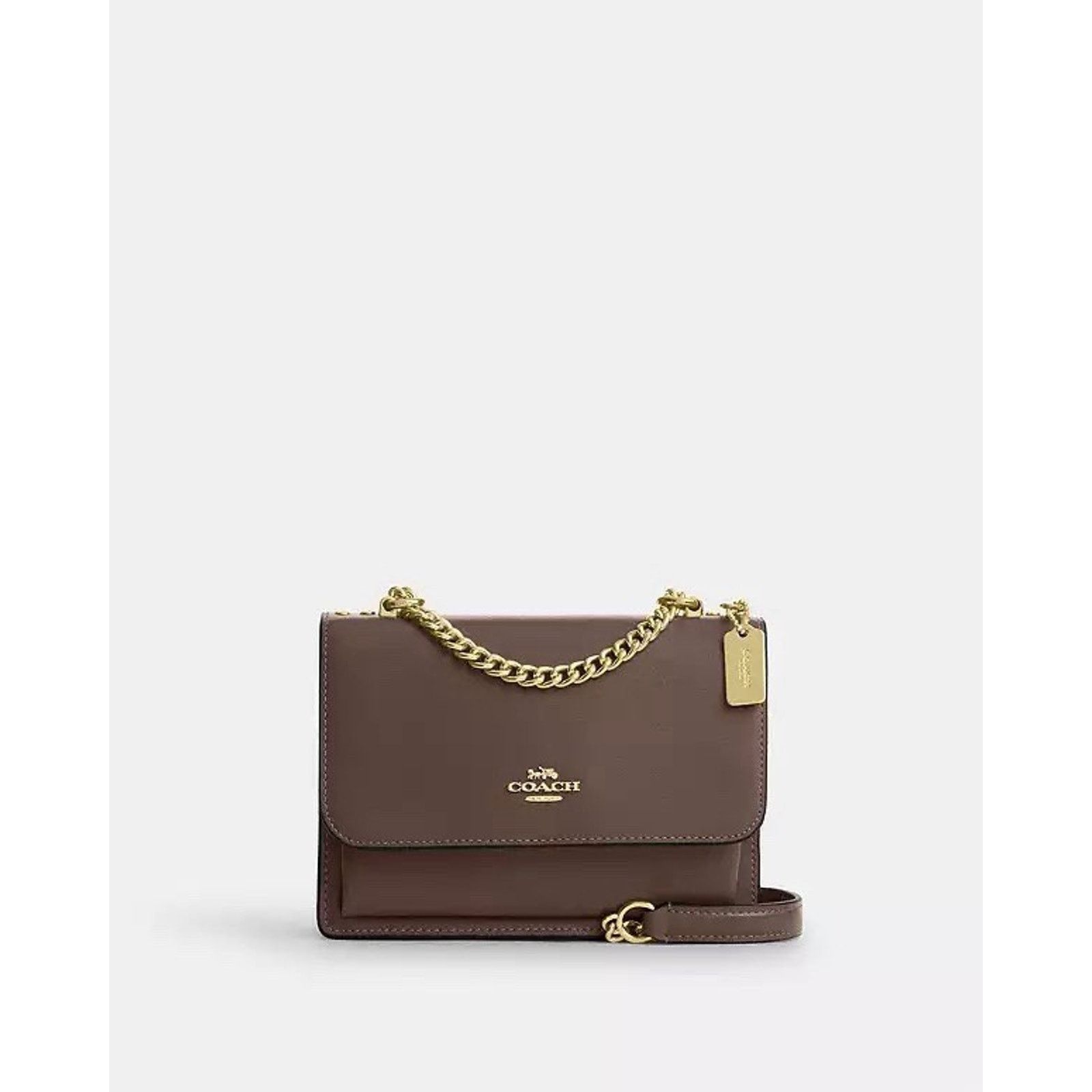 Coach NWT Coach Mini Klare Crossbody Bag CBI23 Dark Stone Leather Size ONE SIZE - 6 Thumbnail