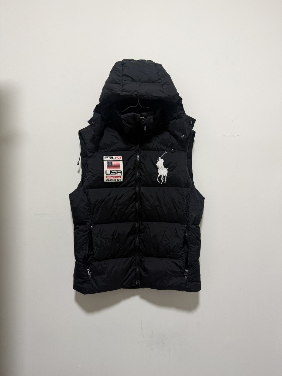 Polo Ralph Lauren Big Pony Alpine Ski Down Puffer Vest | Grailed