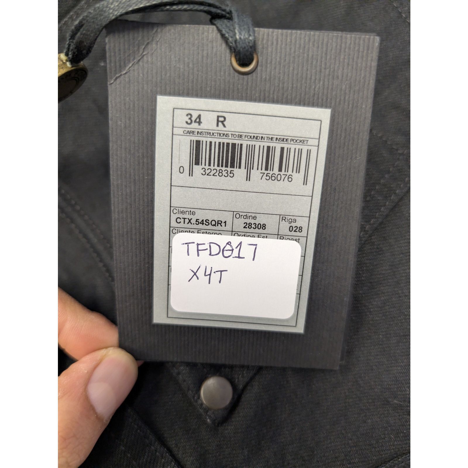 Tom Ford o1rshd1 Tapered Fit Denim Jeans in Black Size US 34 / EU 50 - 22 Thumbnail