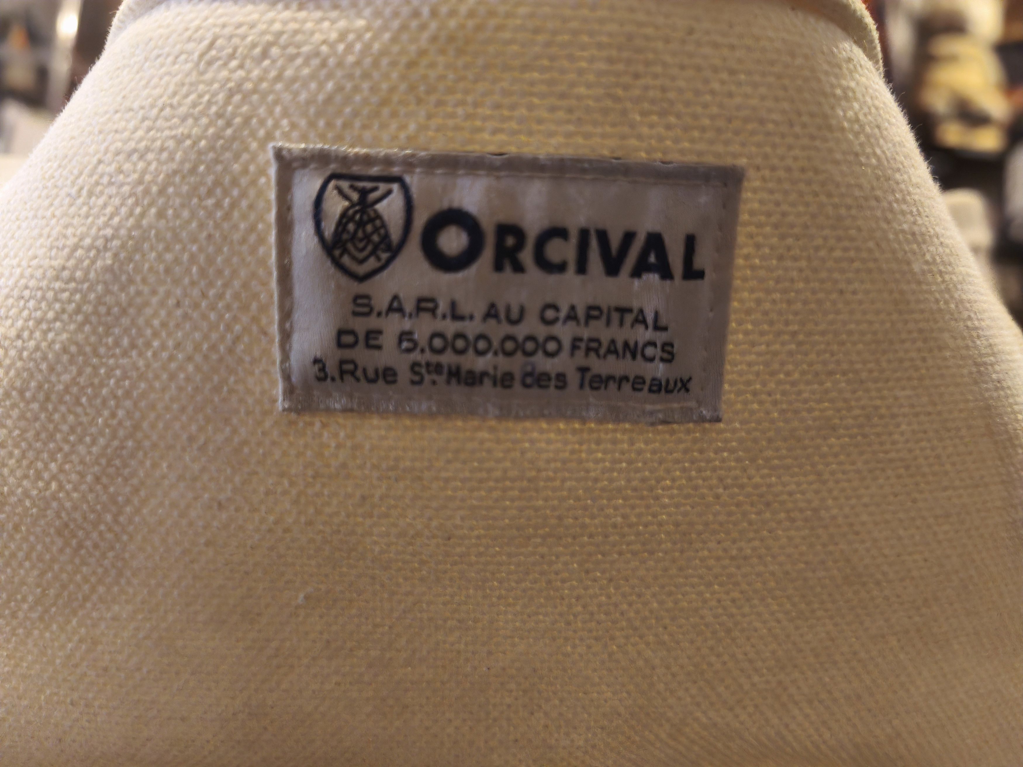 Orcival Orcival Sand Beige Canvas Tote Bag Medium Size ONE SIZE - 5 Thumbnail