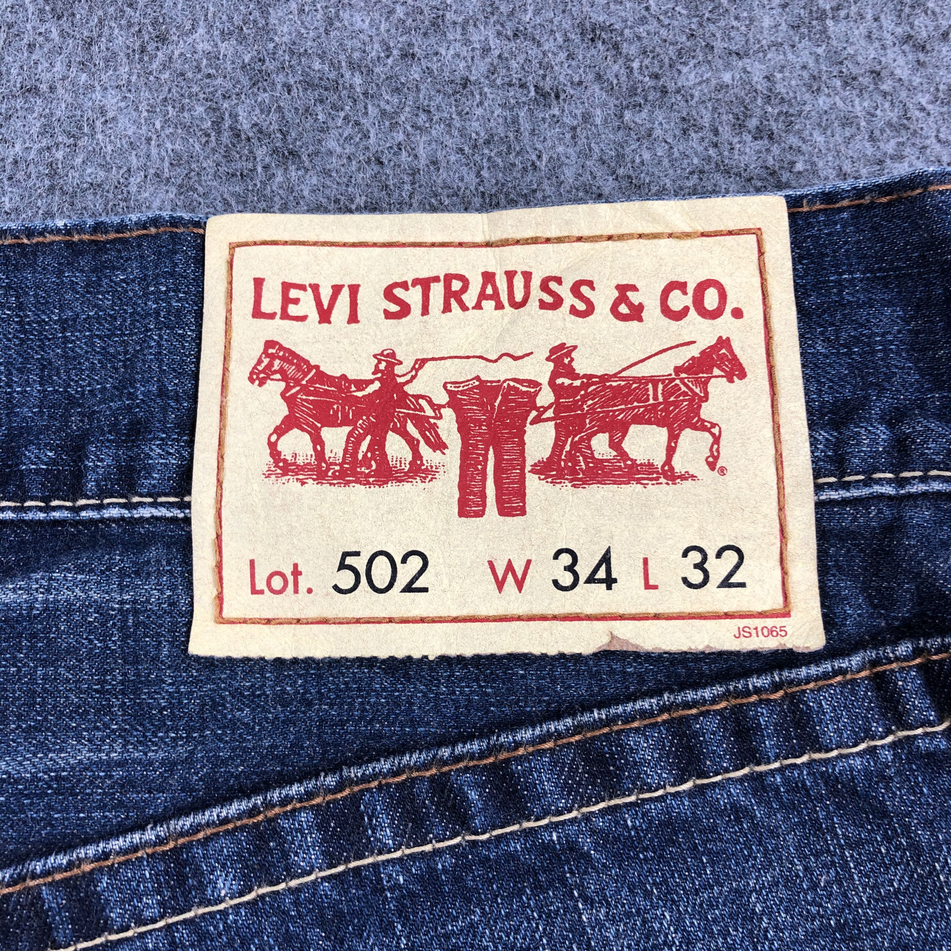 Levi's Vintage 90s Blue Wash Levis 502 Jeans-J1865 Size US 36 / EU 52 - 5 Thumbnail