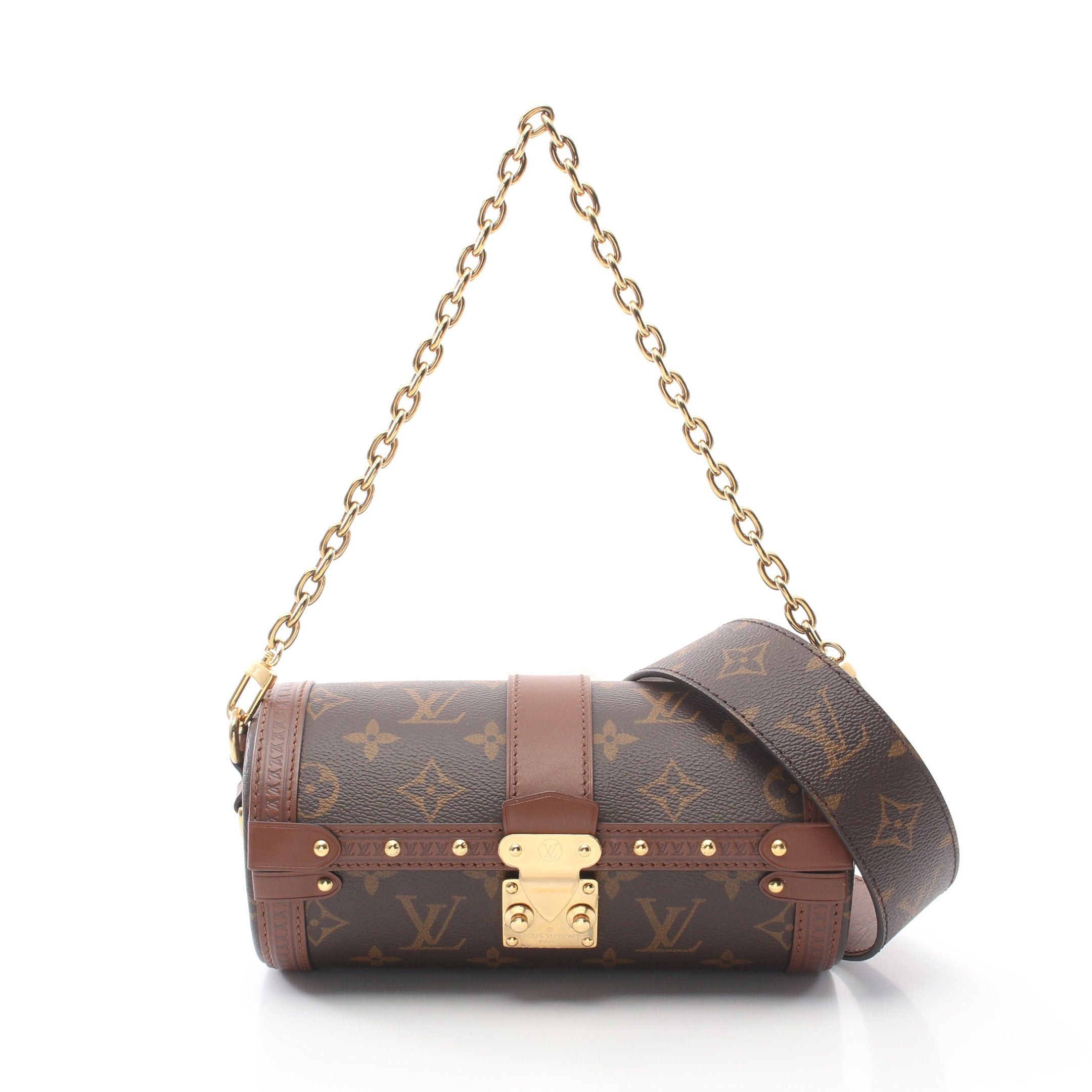 Louis Vuitton Louis Vuitton Butterfly Trunk Monogram Shoulder Bag Leather Brown Size ONE SIZE - 1 Thumbnail