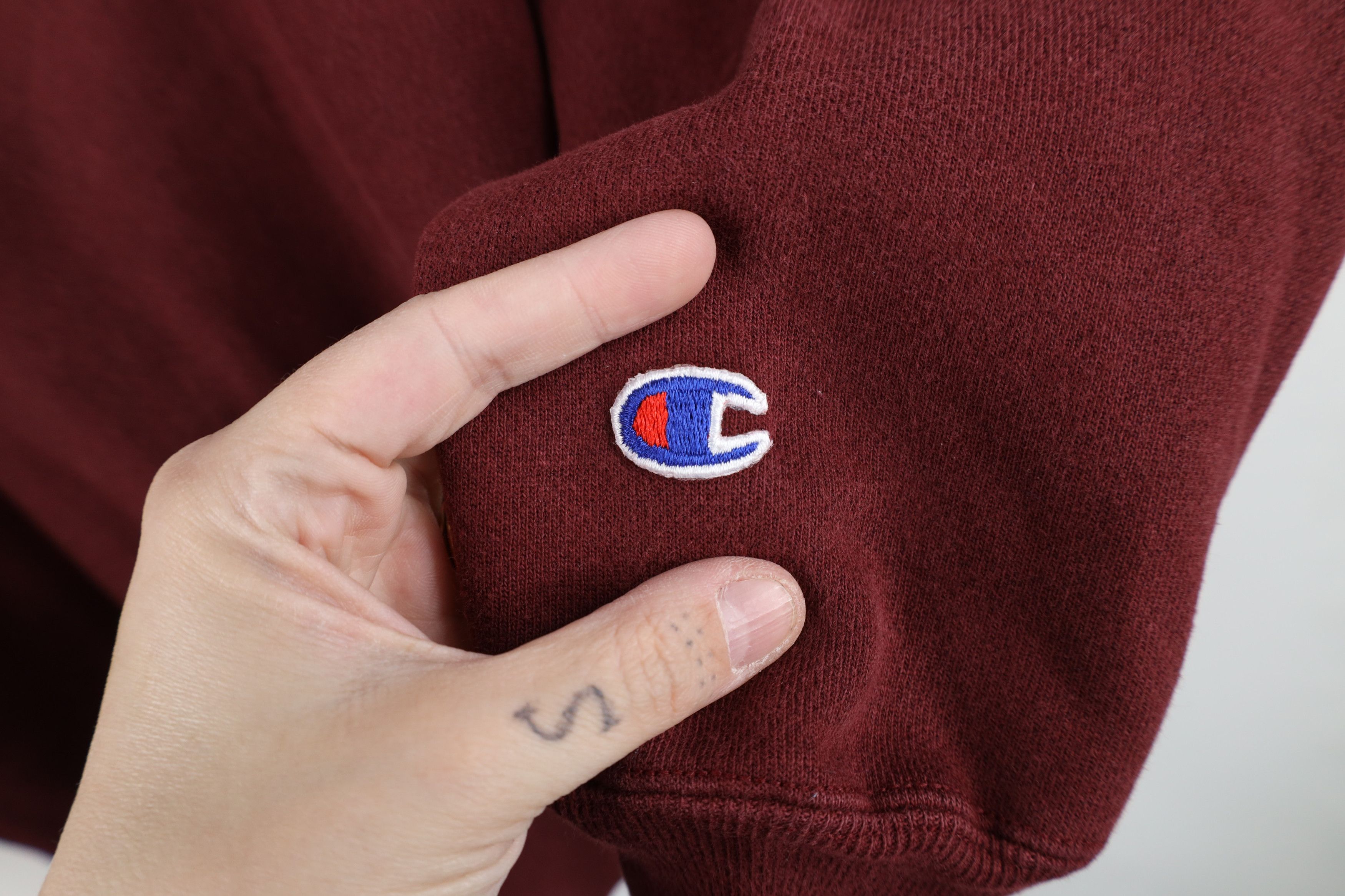 Champion Vintage 90s Champion Reverse Weave Crewneck Sweatshirt Red Size US S / EU 44-46 / 1 - 4 Thumbnail