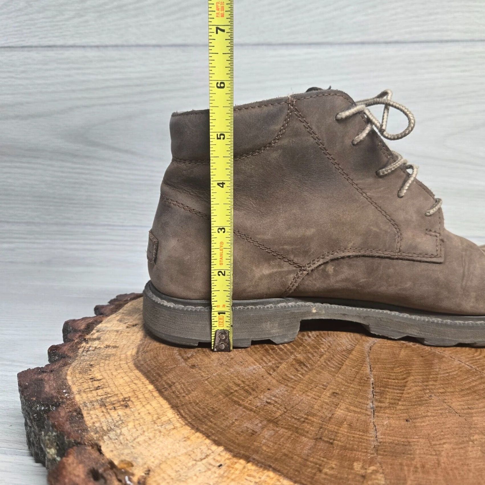 SOREL VINTAGE Sorel Madison II Chukka Boots Brown Leather Waterproof Men's Size 10.5 Fall Winter Size US 10.5 / EU 43-44 - 8 Thumbnail