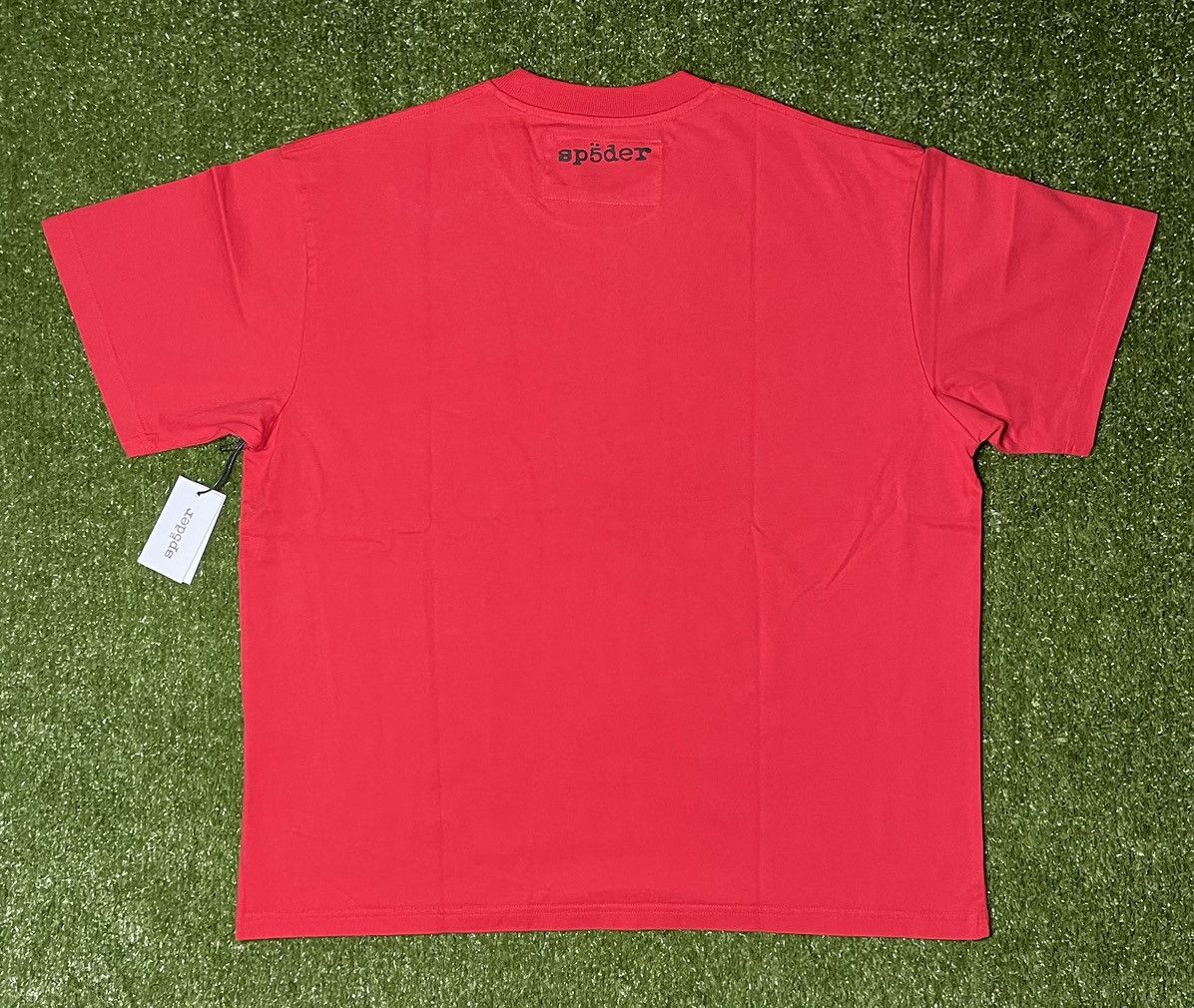 Sp5der Sp5der Worldwide Red Diffused Collegiate T-Shirt Size US M / EU 48-50 / 2 - 3 Thumbnail