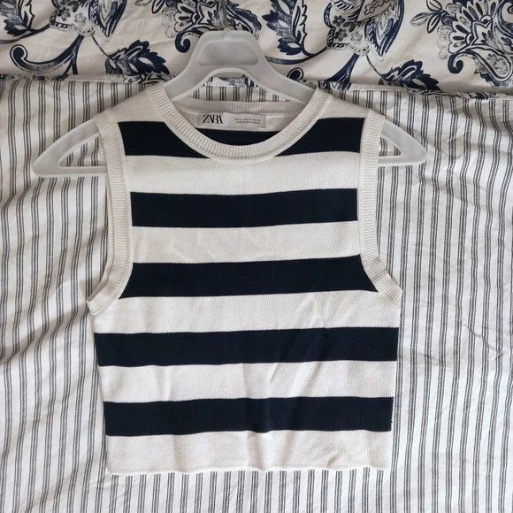 Zara Zara Cropped Tank Top Size M / US 6-8 / IT 42-44 - 2 Thumbnail