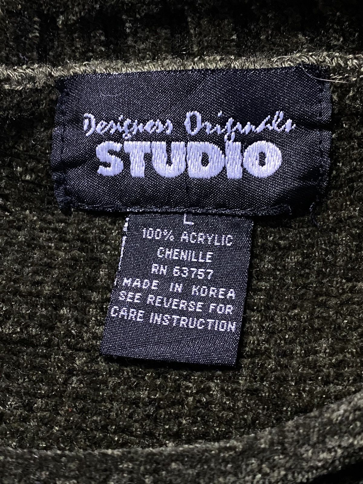 Vintage 🔥LASTDROP🔥 VTG Chenille Velour Made In Korea Cozy Sweatshirt Size L / US 10 / IT 46 - 4 Thumbnail