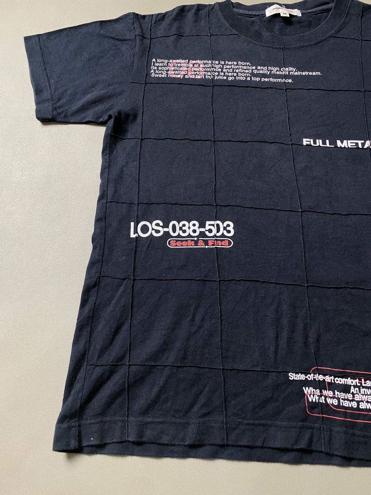 If Six Was Nine × Japanese Brand × Le Grande Bleu (L.G.B.) Primal Point Archive Poem Tshirt Size US M / EU 48-50 / 2 - 4 Thumbnail