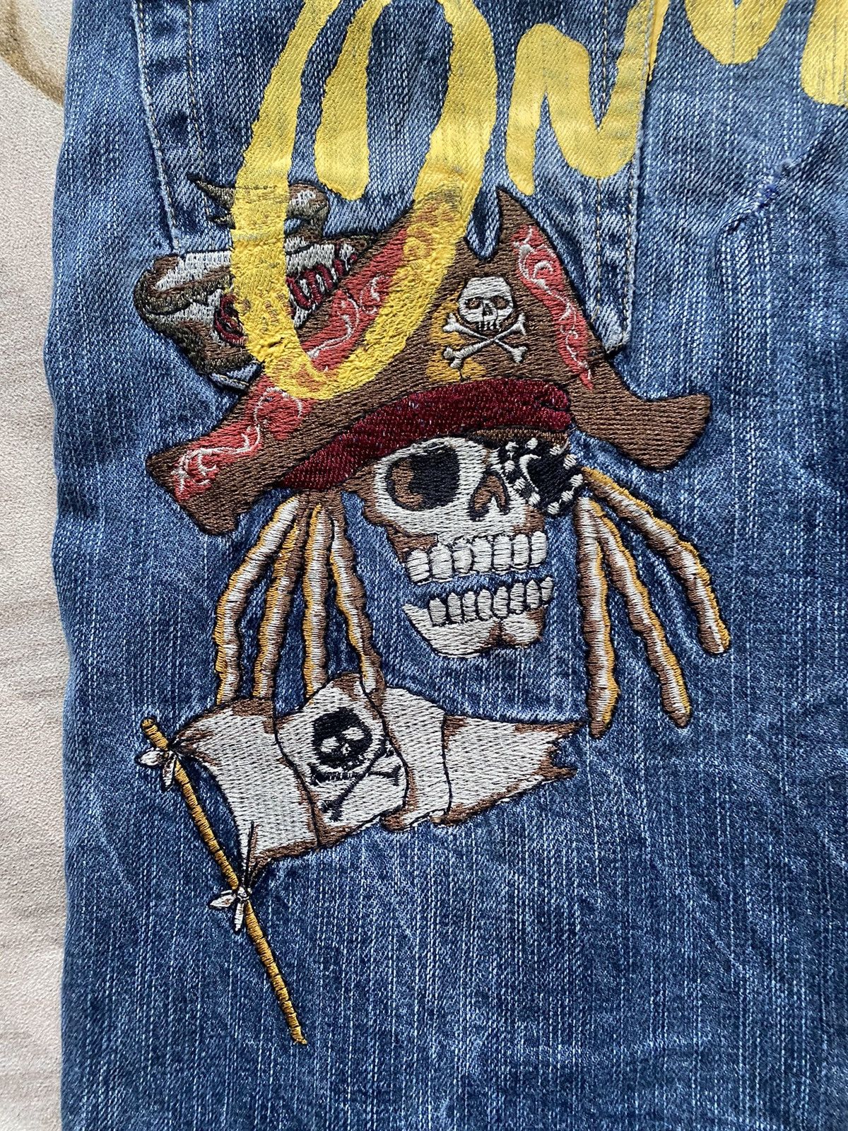 Ed Hardy Vintage Japanese Brand Oririn Lightning Style Size US 28 / EU 44 - 6 Thumbnail