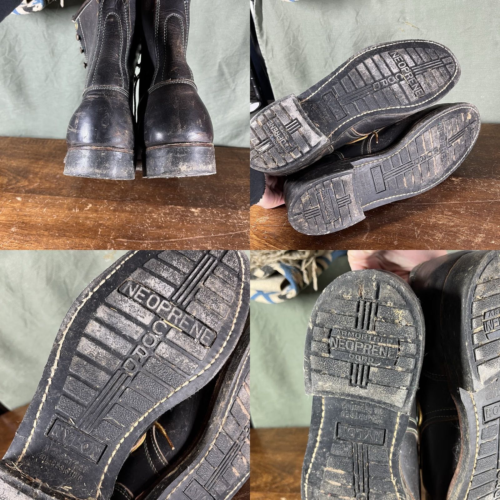 Vintage Vintage Leather Logger Steel Toe Work Boots Mens Size 13 Brown Neoprene Needs Repair Size US 13 / EU 46 - 9 Thumbnail