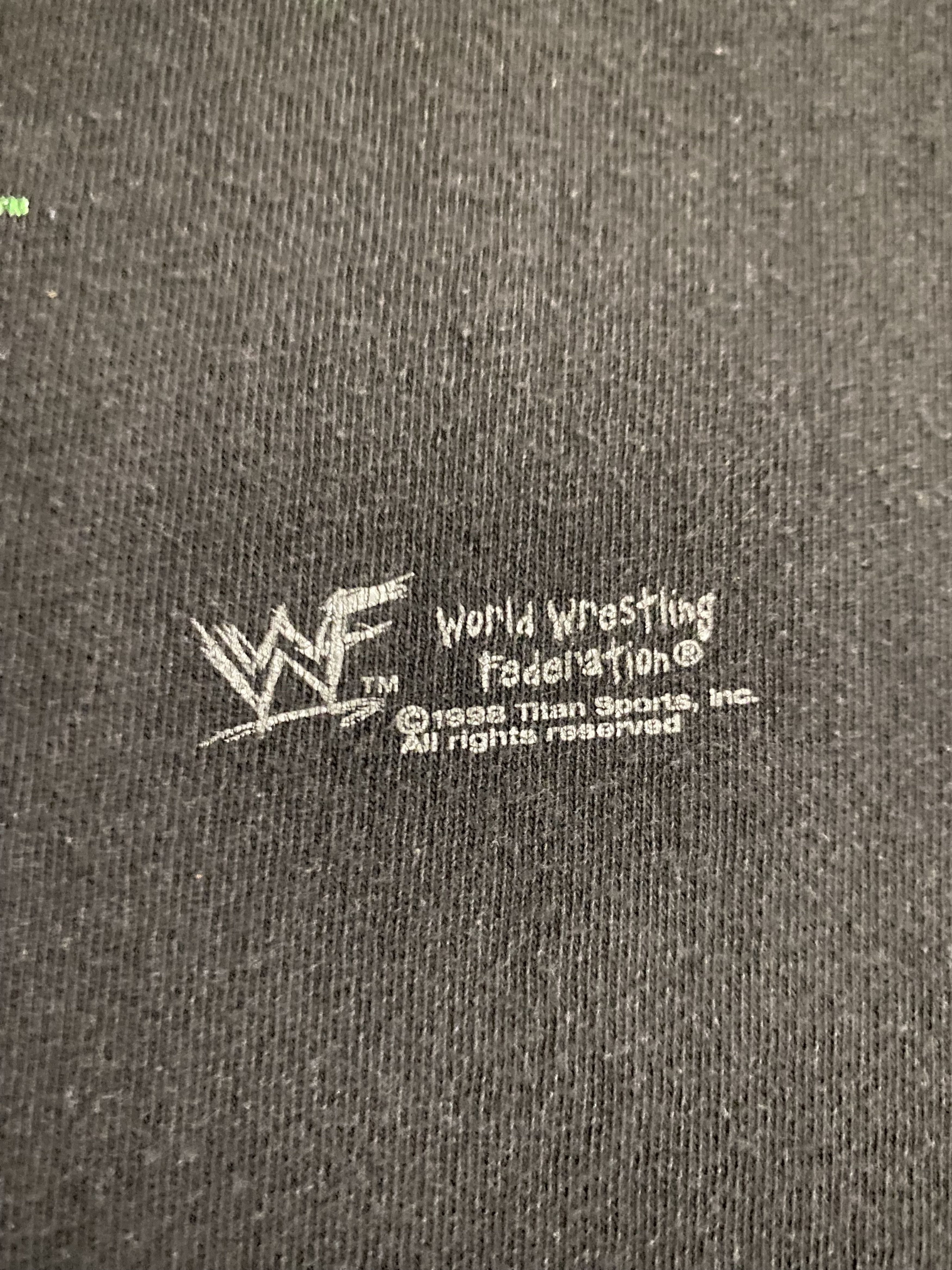 WWF Vintage 90s D Generation X Singlestitch DGNR8 WWF 1998 Size US XL / EU 56 / 4 - 5 Thumbnail