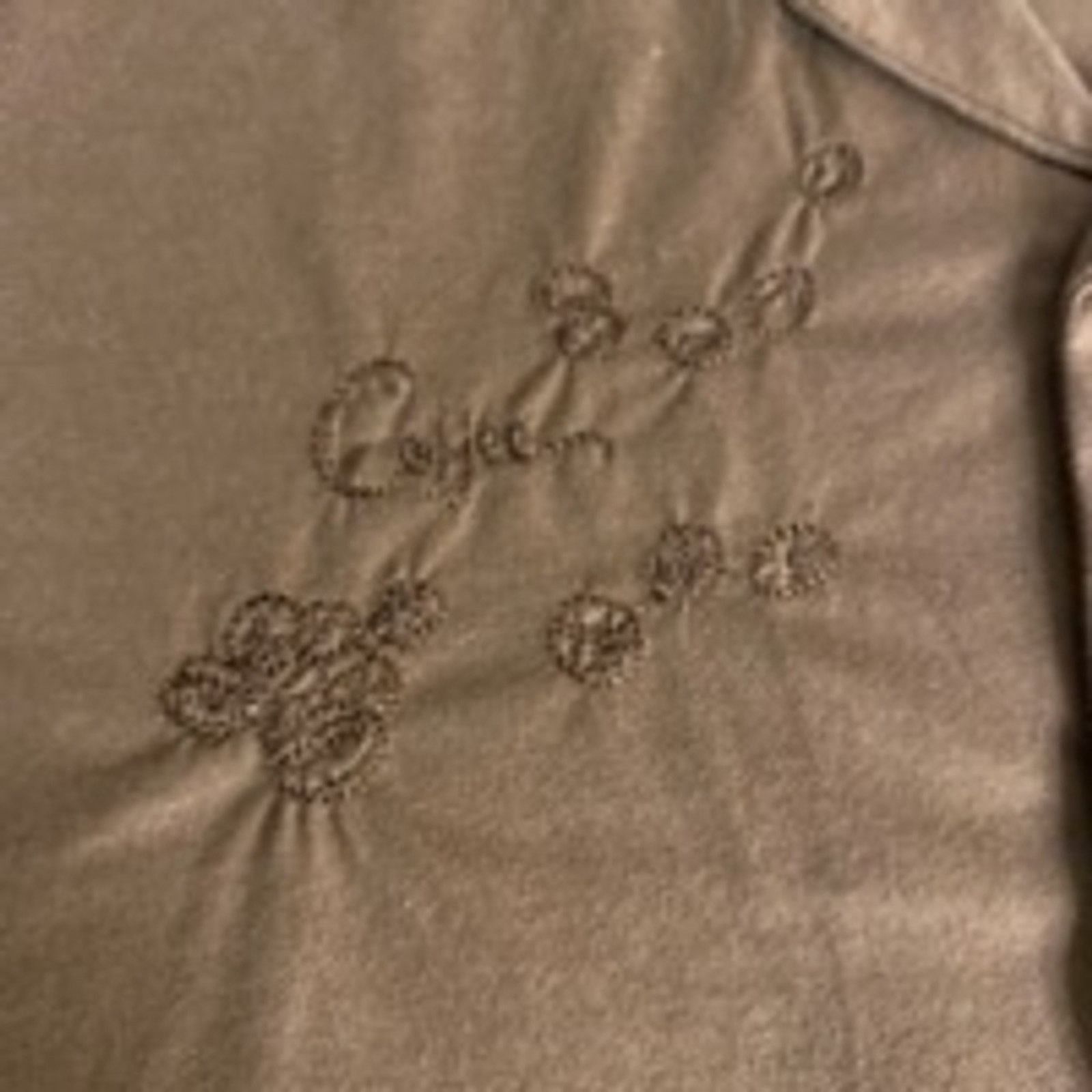 Other Cafe Aesthetic Embroidered Coffee Shirt Brown Vox Populi L Size US L / EU 52-54 / 3 - 4 Thumbnail