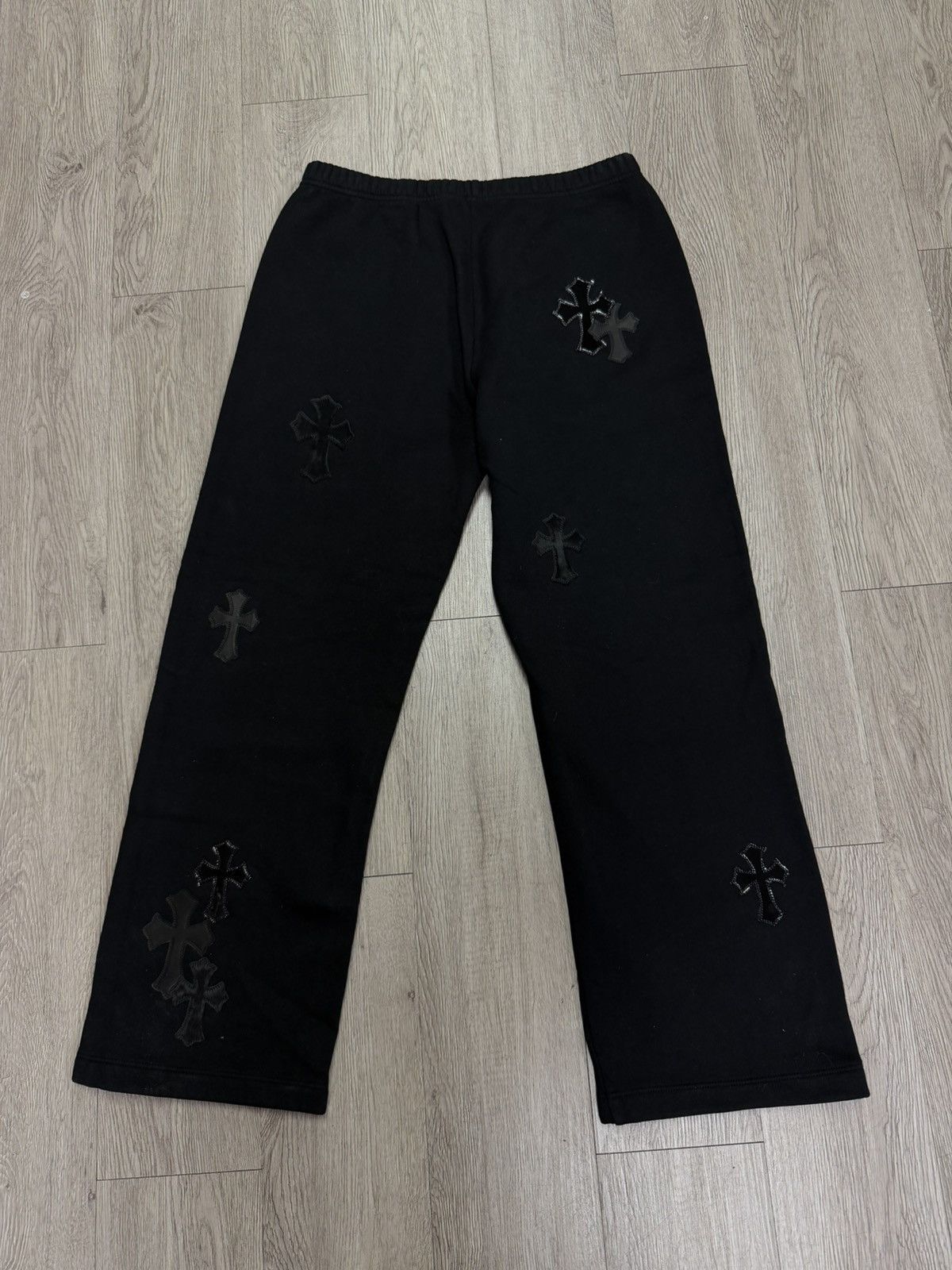 Chrome Hearts Chrome Hearts Black Pony Hair Cemetery Patch Sweats Size US 32 / EU 48 - 2 Thumbnail