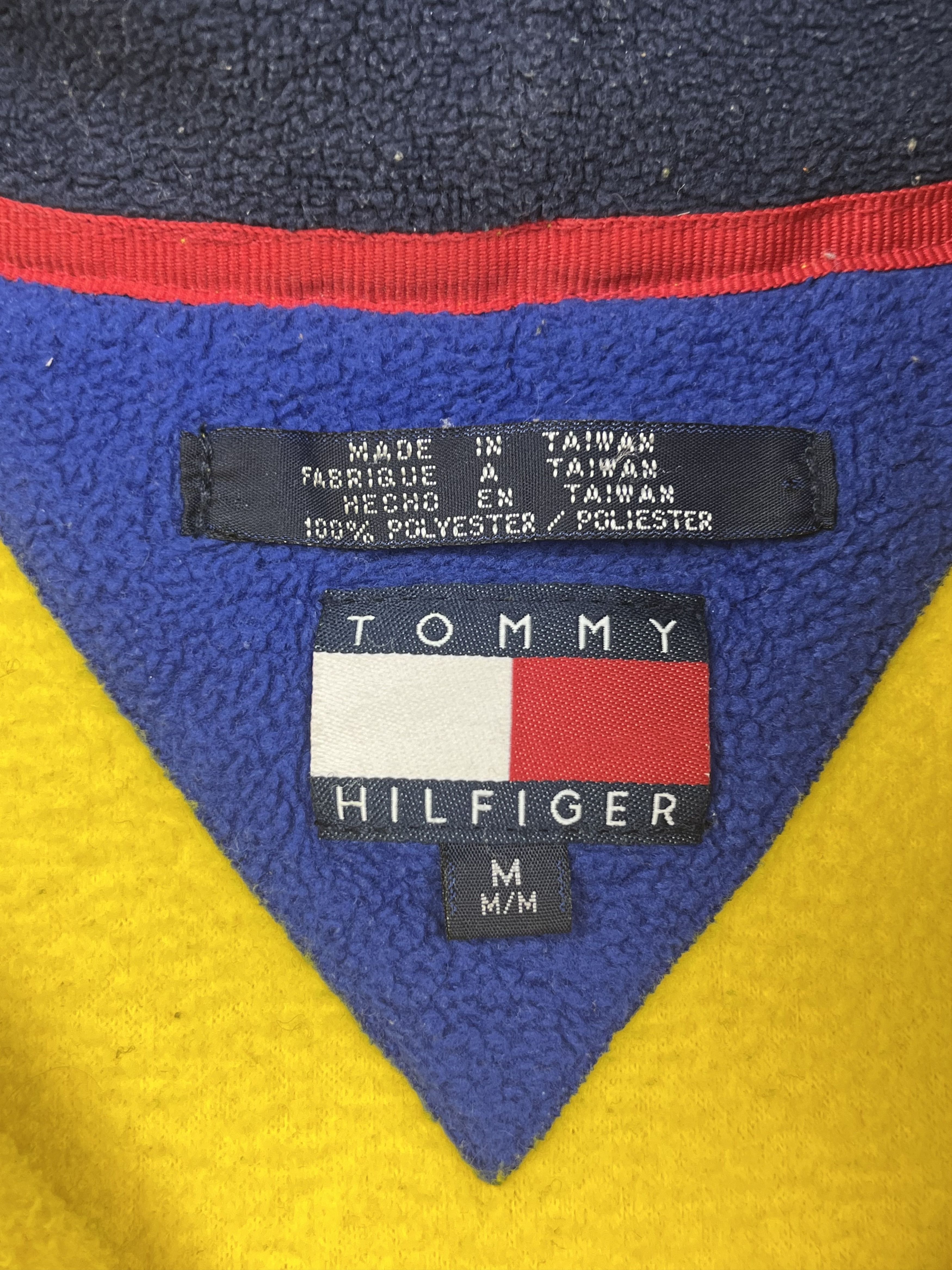 Tommy Hilfiger Tommy Hilfiger Vintage 1/4Zip Fleece Sweater Size Medium Size US M / EU 48-50 / 2 - 4 Thumbnail