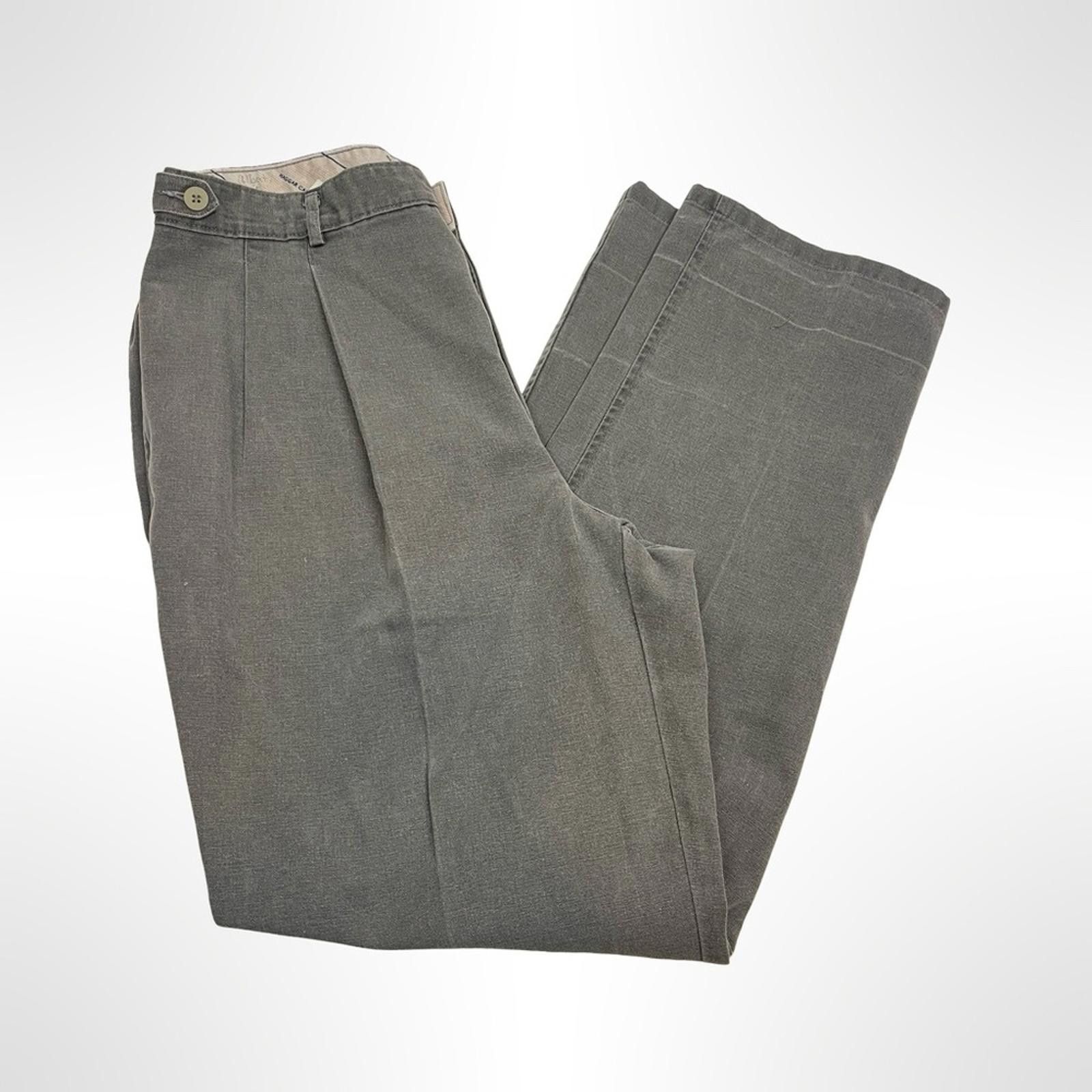 Haggar Haggar Casuals Men's Gray Pants size 36/32 Size 44R - 4 Thumbnail