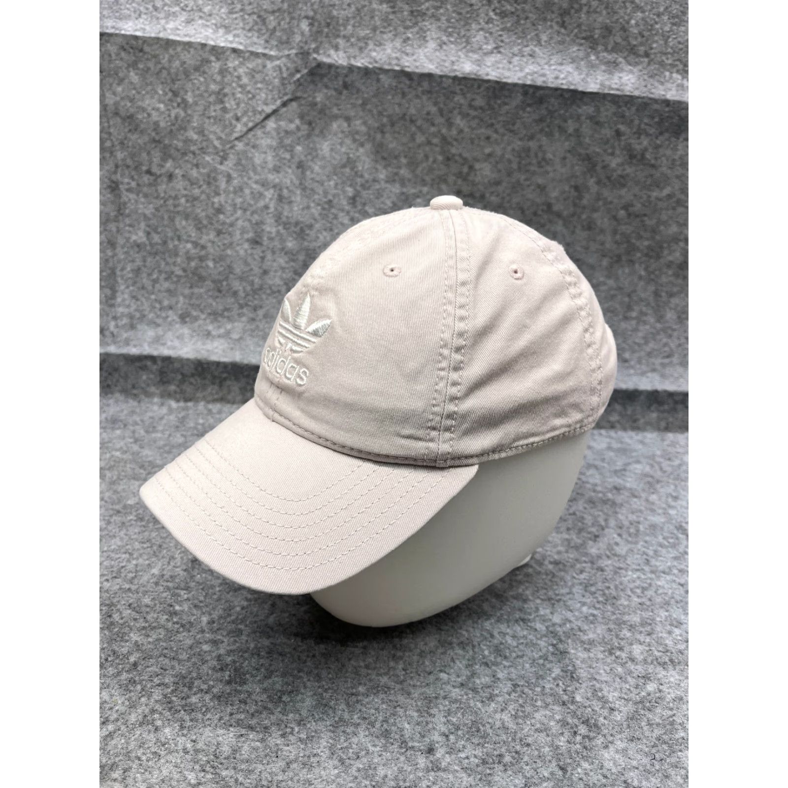 Adidas Adidas Hat Cap Strap Back Adult One Size Light Pink 100% Cotton Twill Size ONE SIZE - 4 Thumbnail