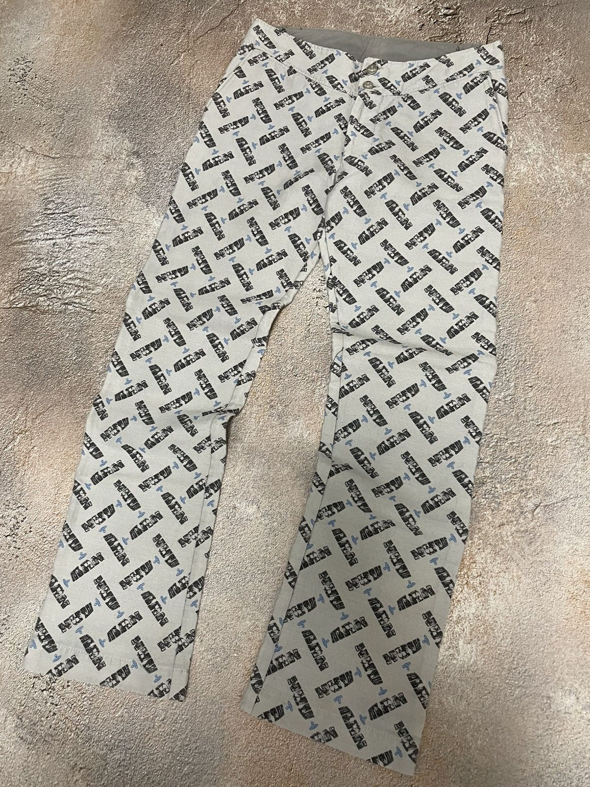 Vivienne Westwood Vivienne Westwood F/W 2000 Runway Monogram Pants Size US 32 / EU 48 - 2 Thumbnail