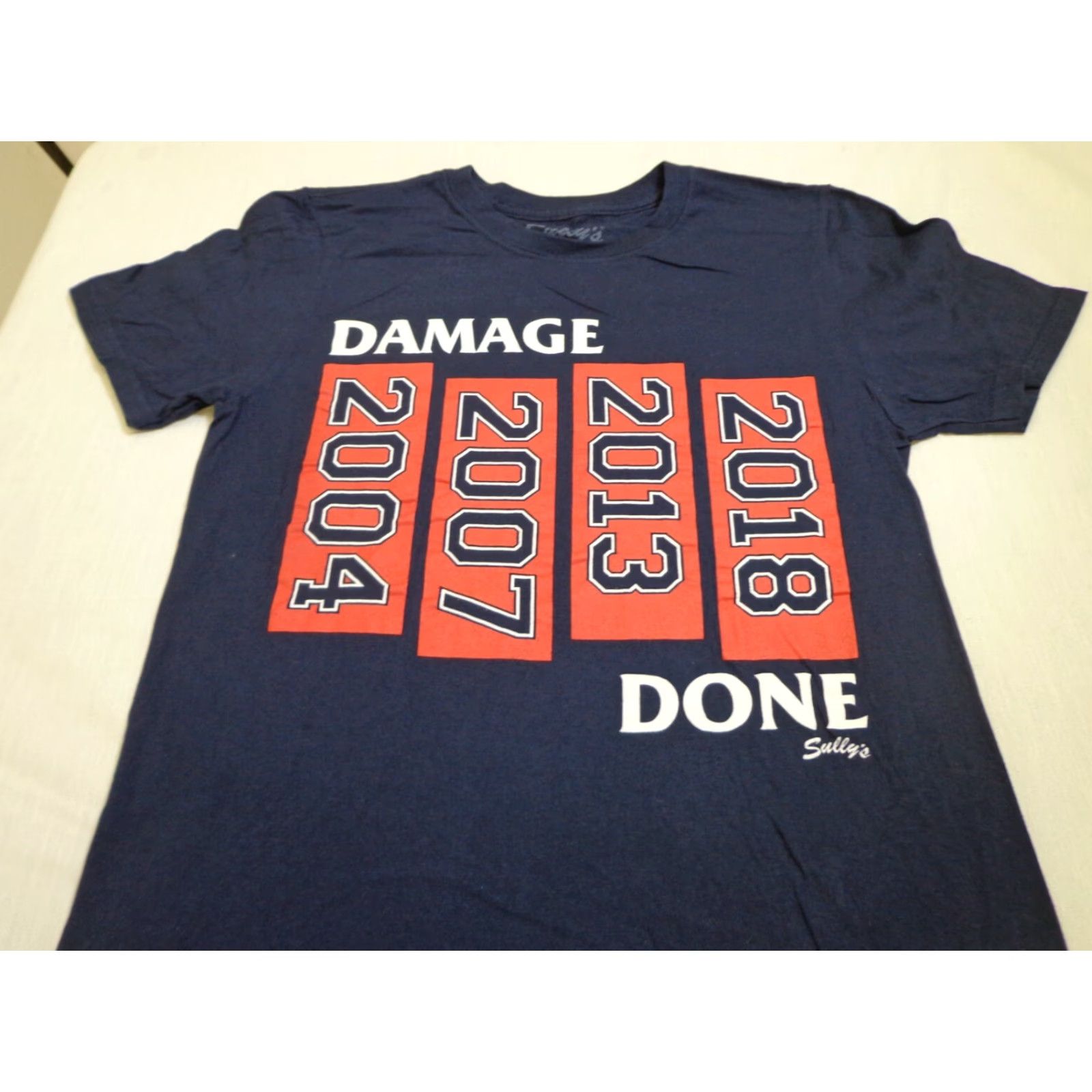 Vintage Sully's Damage Done Red Sox Believe in Boston T-shirt Size Small Size US S / EU 44-46 / 1 - 2 Thumbnail