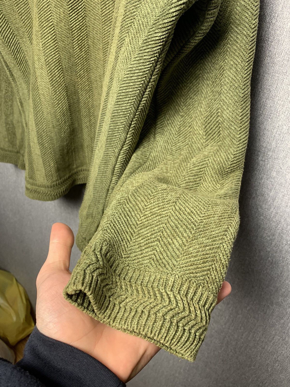 Chaps Ralph Lauren Chaps x Ralph Lauren - Vintage Herringbone Sweater Size US L / EU 52-54 / 3 - 8 Thumbnail