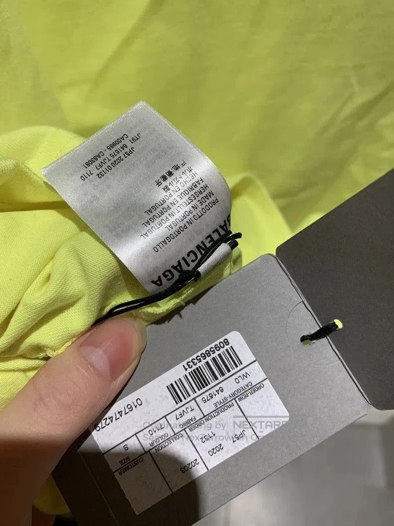 Balenciaga Balenciaga Yellow Coke Short Sleeve S. Size US S / EU 44-46 / 1 - 6 Thumbnail