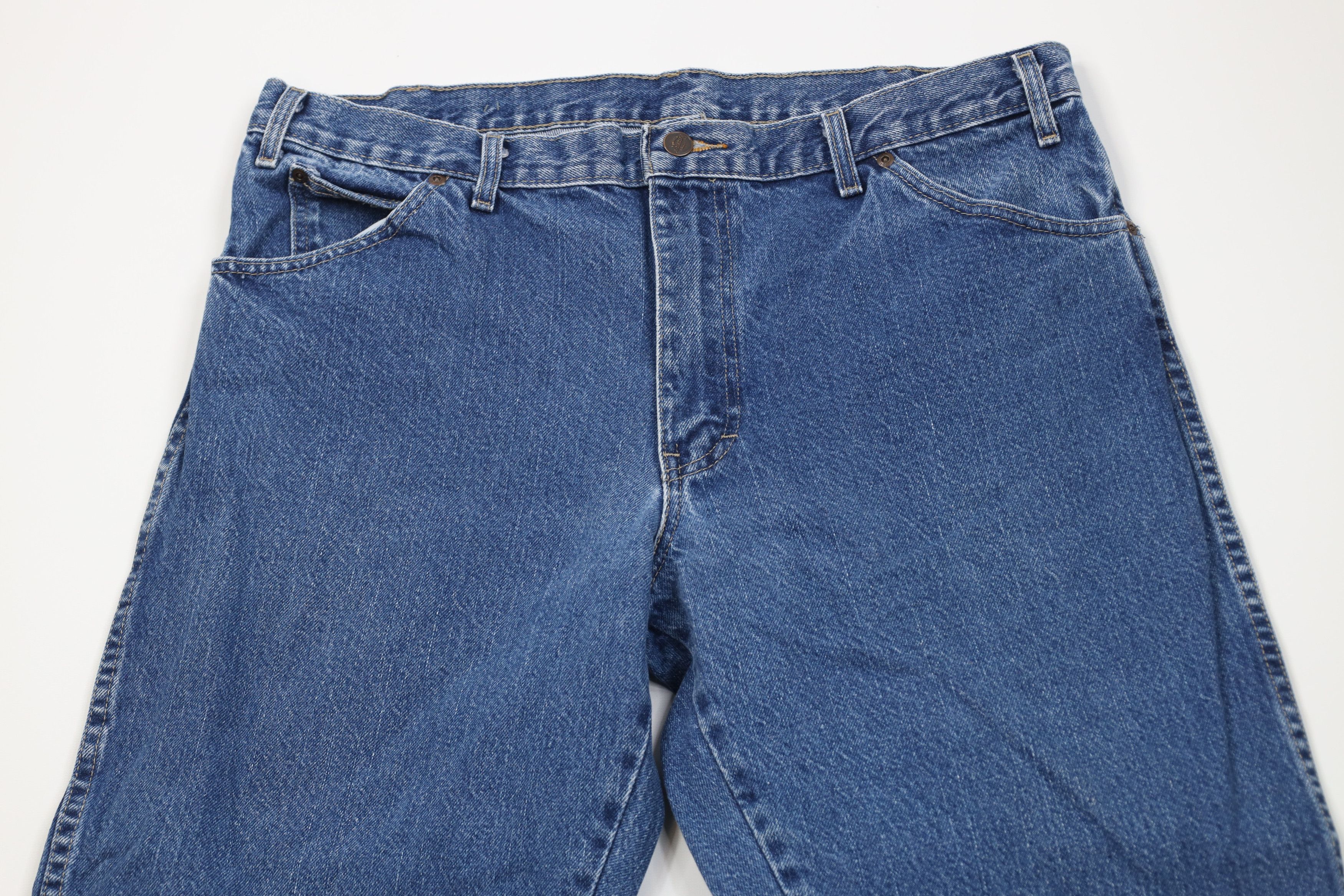 Dickies Vintage Y2K Dickies Wide Leg Denim Jeans Blue Workwear Size US 36 / EU 52 - 2 Thumbnail