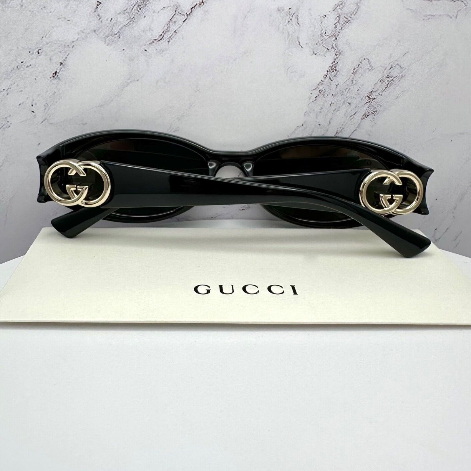Gucci New Gucci Sunglasses Hailey Bieber Collaboration Black Size ONE SIZE - 5 Thumbnail