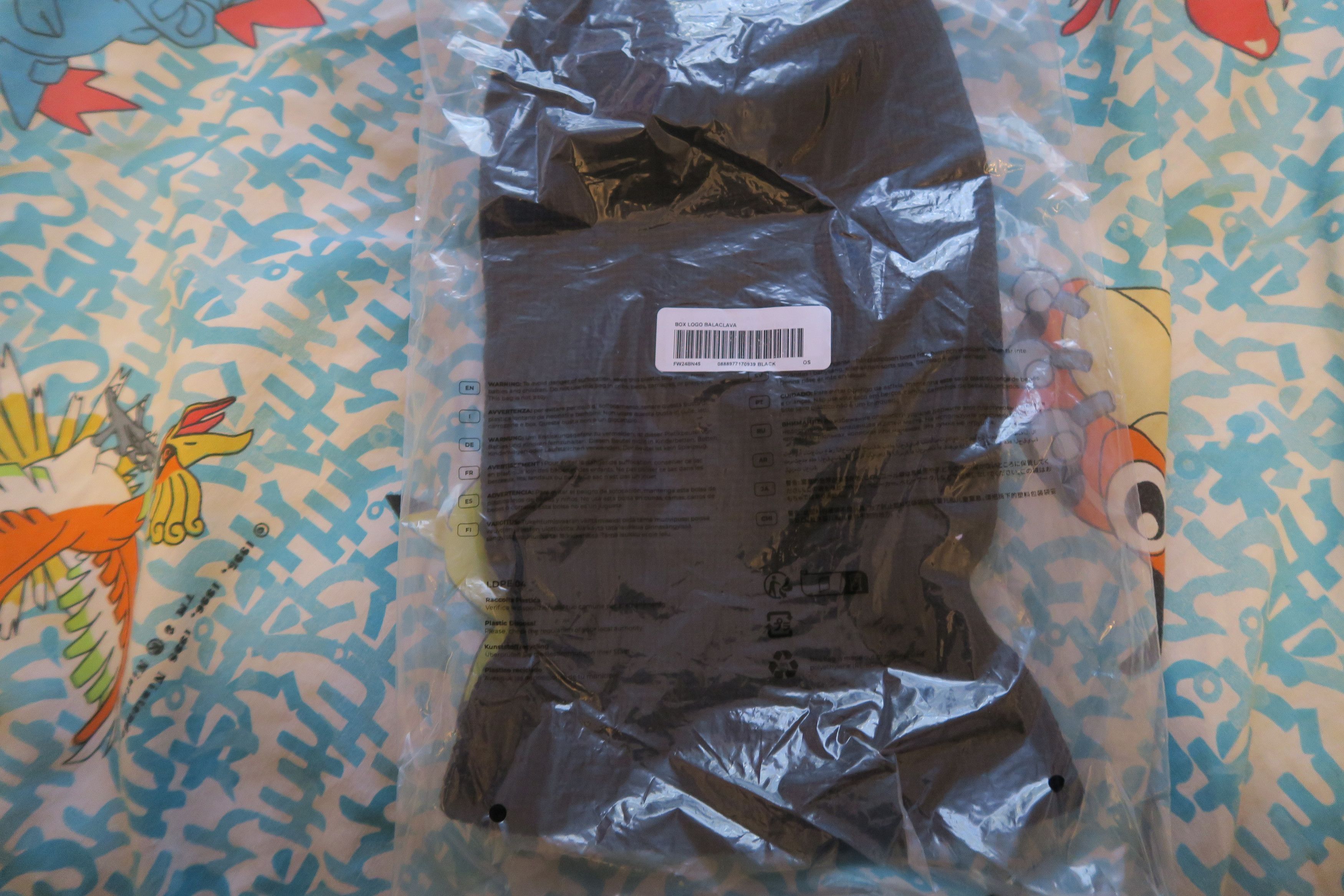 New Era × Supreme Supreme New Era Box Logo Balaclava FW24 Black Size ONE SIZE - 5 Thumbnail