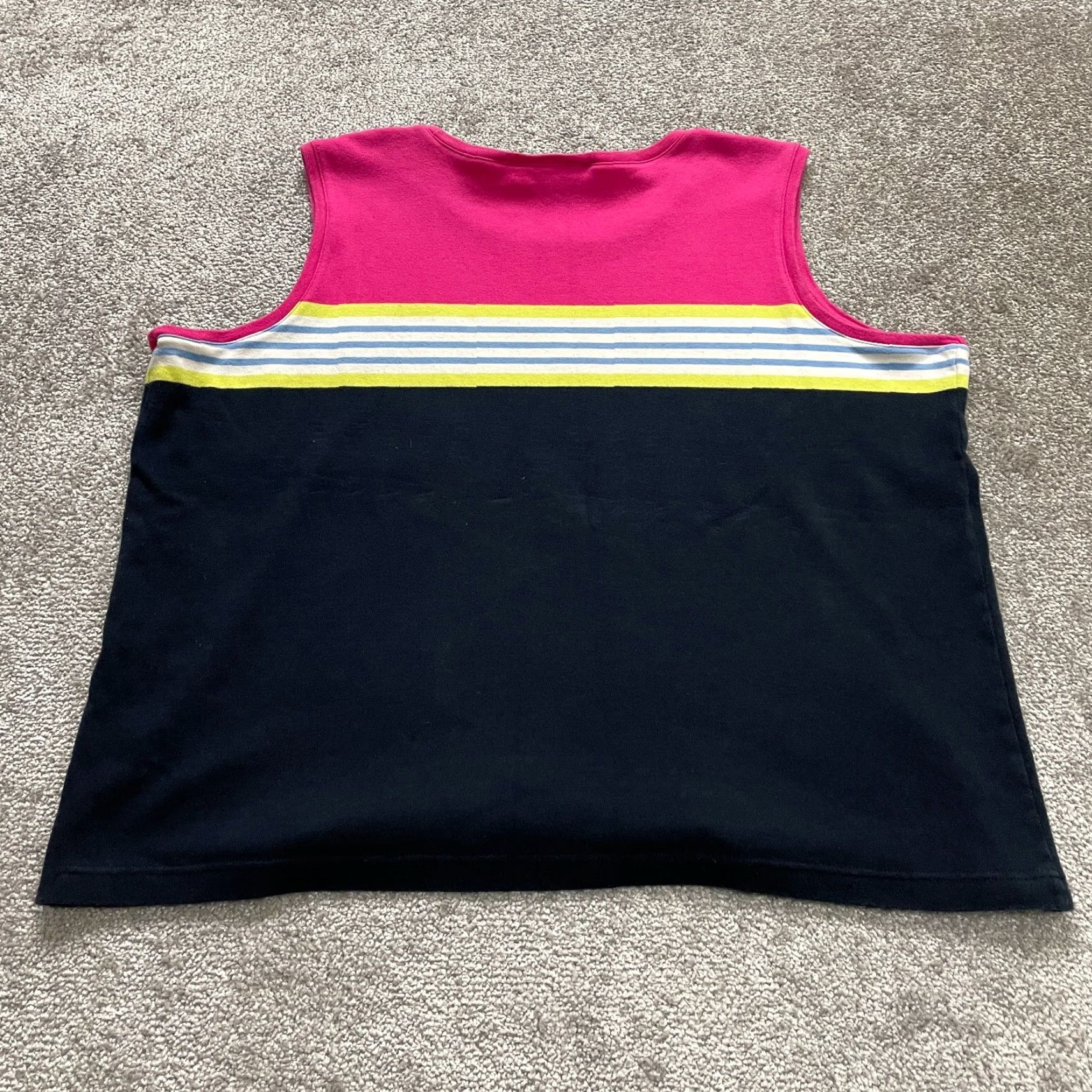 Liz Claiborne Liz Claiborne Tank Top Womens 2XL Multicolor Soft Stretch Sleeveless Basic Classic Size XXL / US 16-18 / IT 52-54 - 2 Thumbnail
