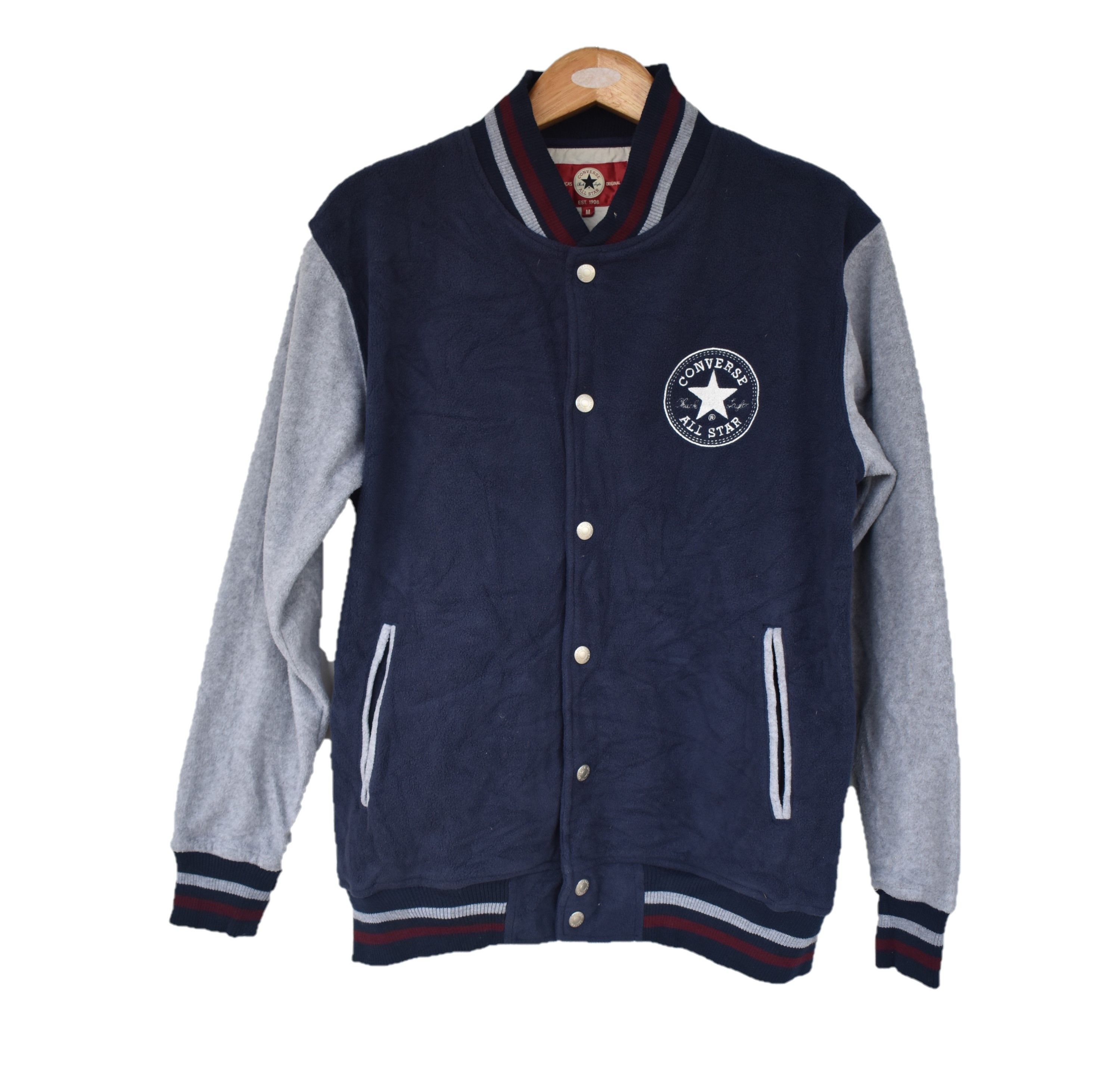 Converse × Vintage Vintage Converse Varsity Medium Size Size US M / EU 48-50 / 2 - 1 Thumbnail