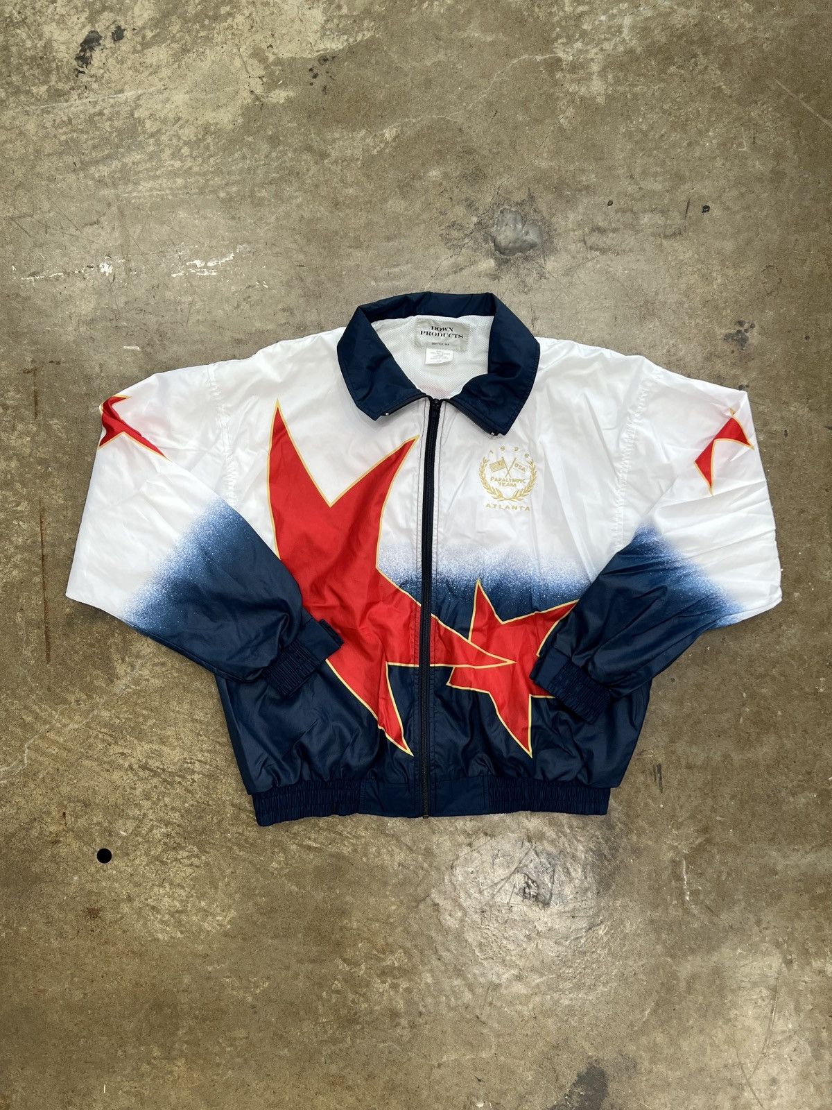 Vintage 1996 90s Paralympics USA Atlanta Jacket Medium