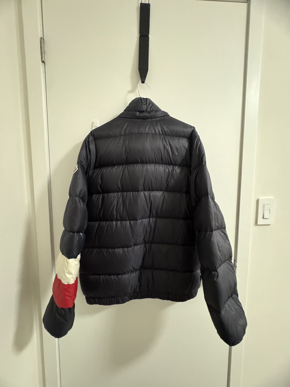 Moncler Navy/ Dark Blue Willm Striped Puffer Jacket Size US XL / EU 56 / 4 - 3 Thumbnail