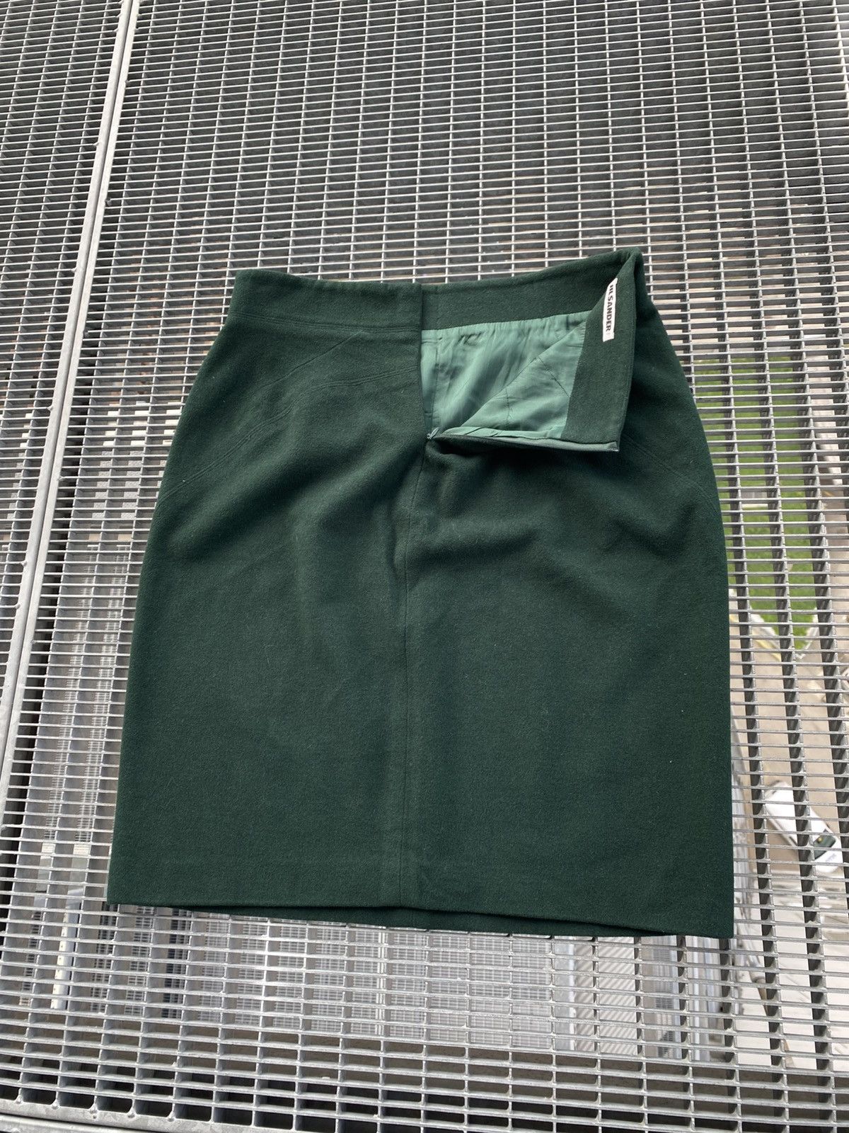 Jil Sander Vintage Jil Sander + Wool Skirt Size 30" / US 8 / IT 44 - 5 Thumbnail