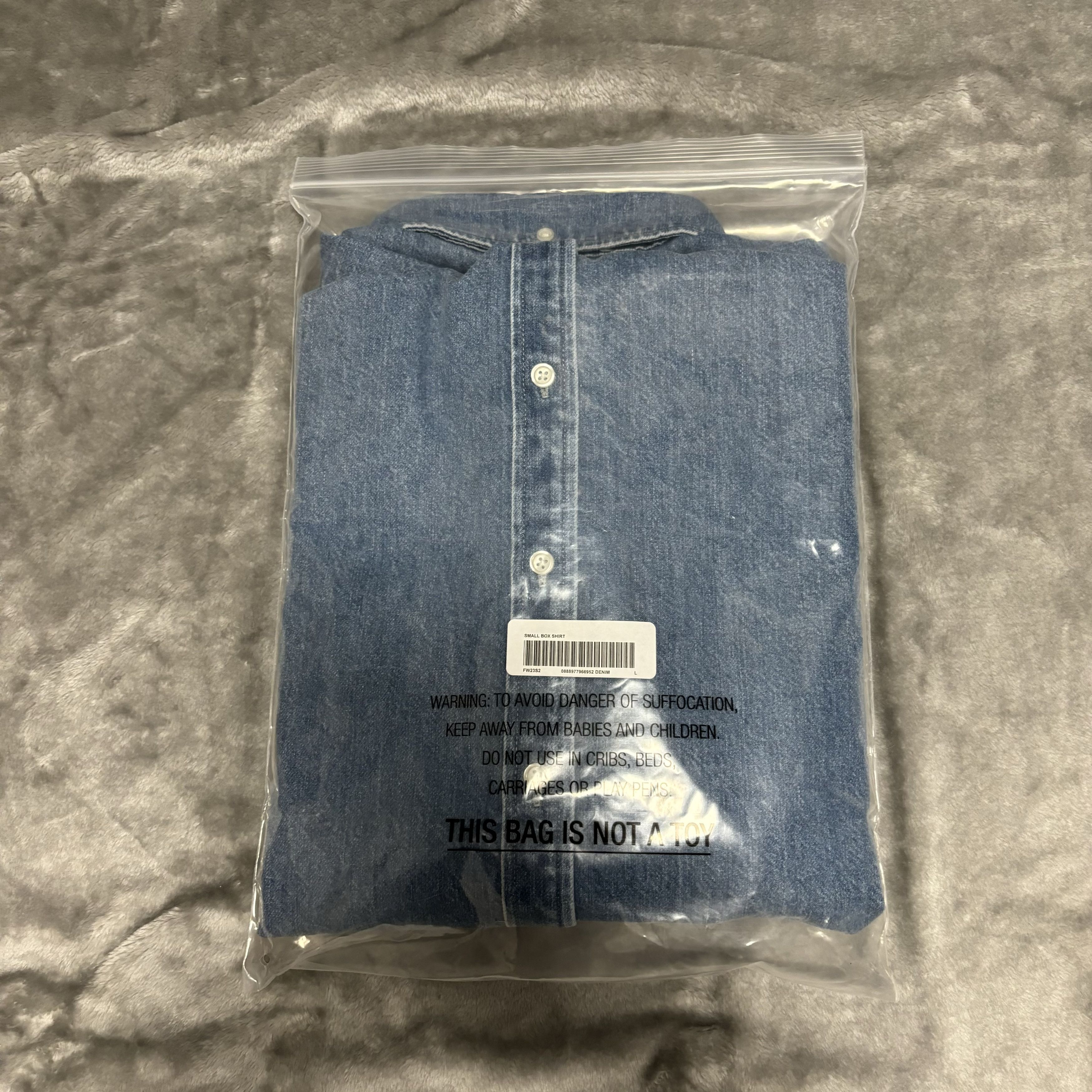 Supreme Supreme Small Box Shirt Denim - 23FW | Grailed