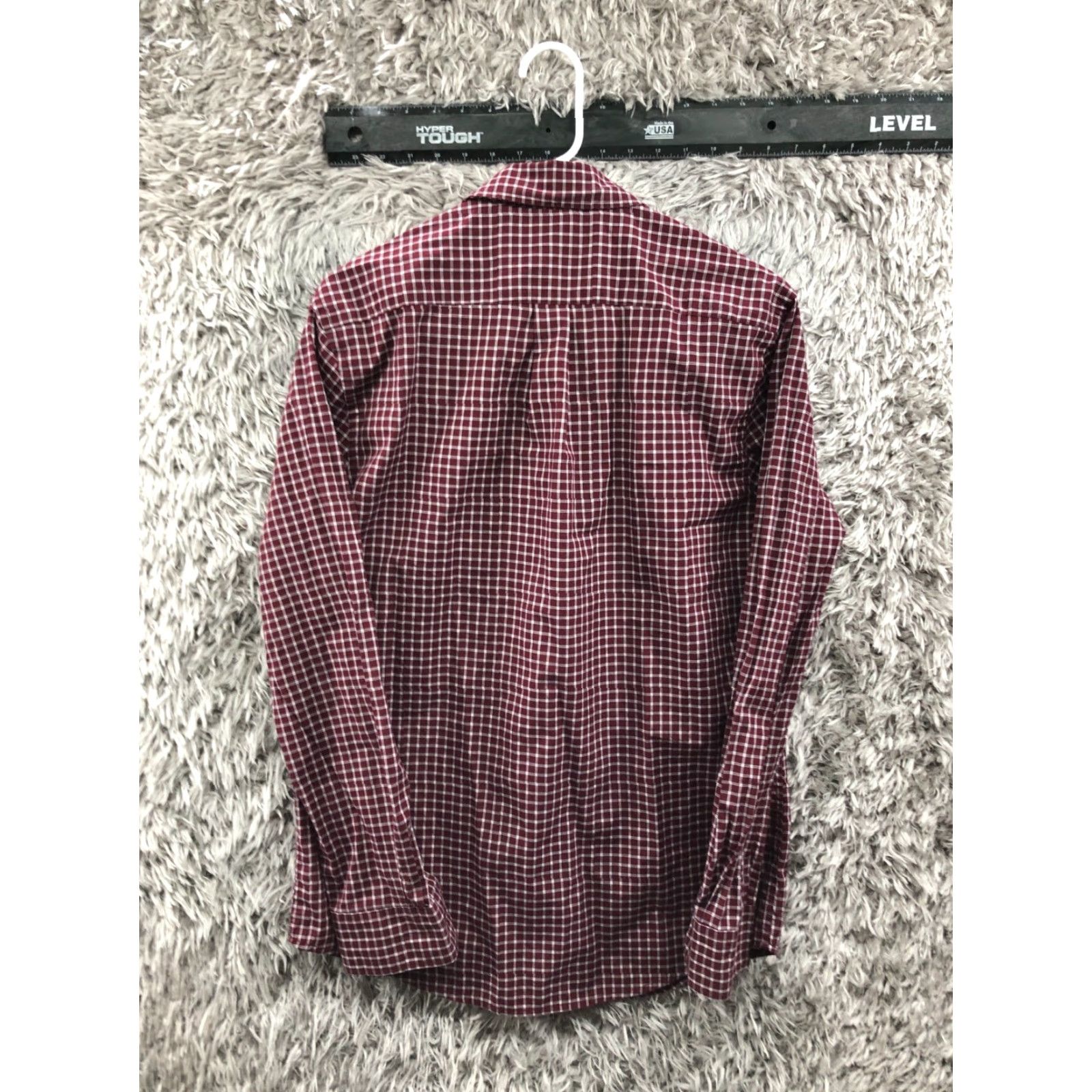 Dockers DOCKERS Shirt Mens Red Check Long Sleeve Button-Down Collar M Size US M / EU 48-50 / 2 - 7 Thumbnail