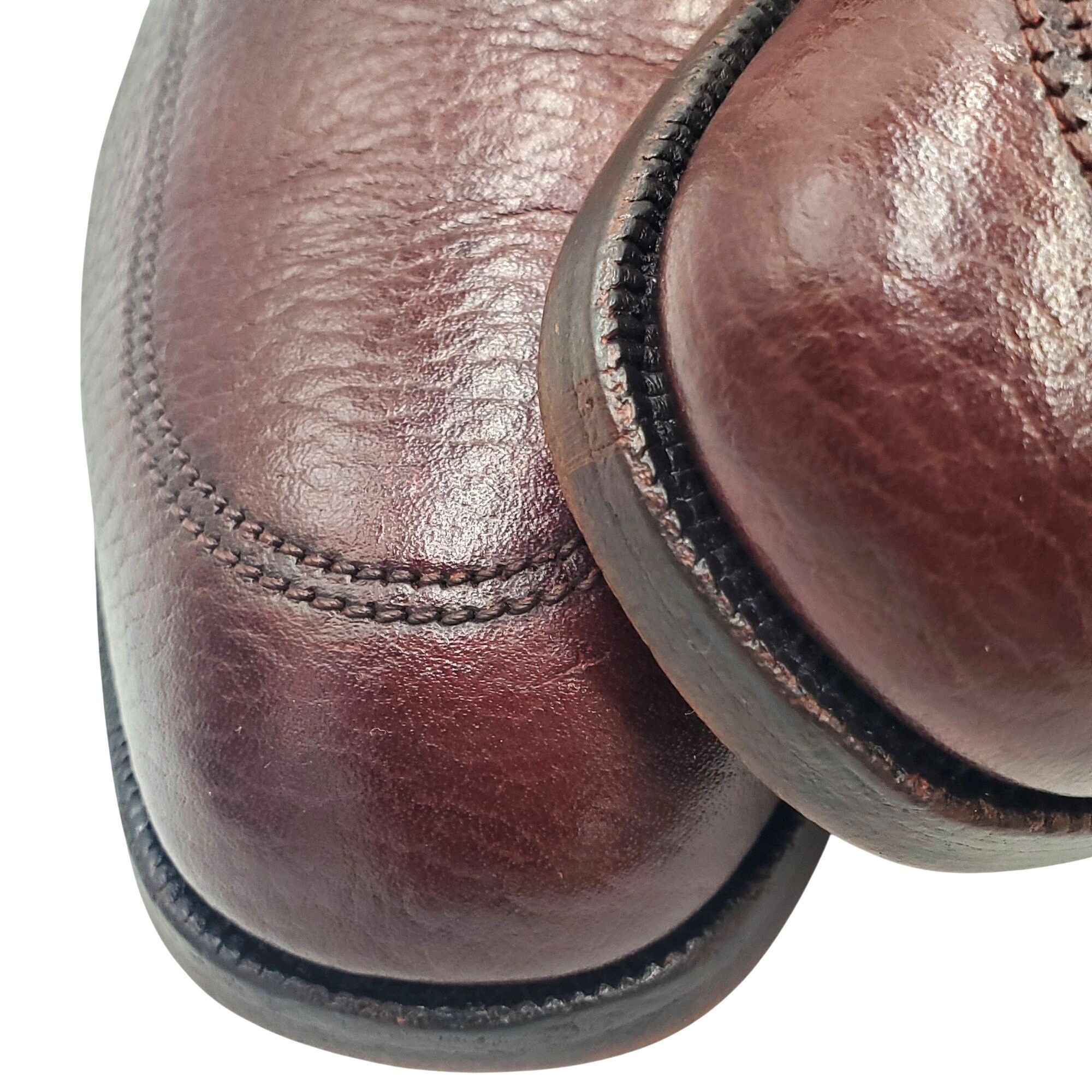 Florsheim Vintage The Florsheim Men's size 9.5 Brown Leather Lace Up O Size US 9.5 / EU 42-43 - 5 Thumbnail