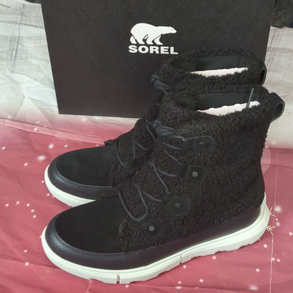 SOREL Sorel Explorer II Joan Cozy black Boots size 11 Size US 11 / IT 41 - 3 Thumbnail