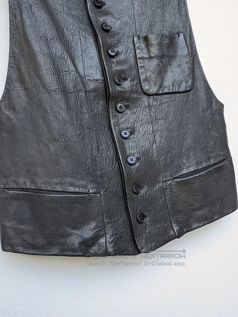 Ann Demeulemeester Ann Demeulemeester Leather Vest, Innerwear, Jacket Size US L / EU 52-54 / 3 - 5 Thumbnail